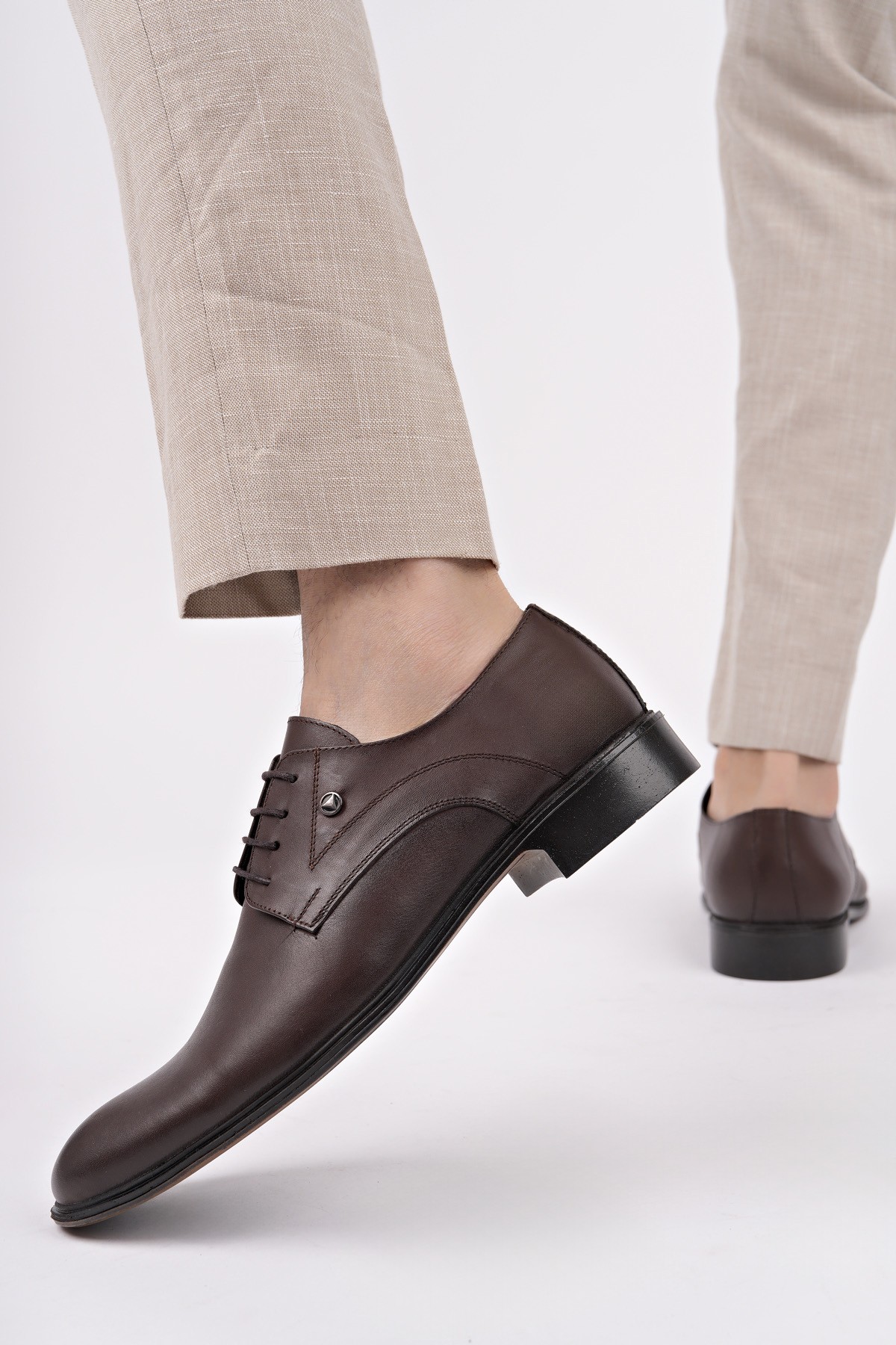 H043 Hakiki Deri Klasik Erkek Ayakkabı - Görsel 8