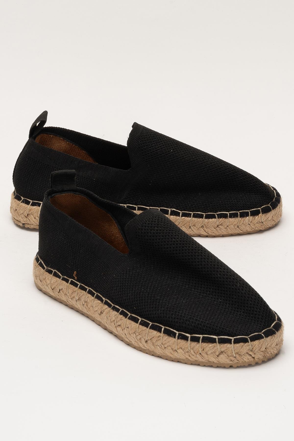 Liger Unisex El Yapımı Triko Espadril SİYAH - Görsel 3