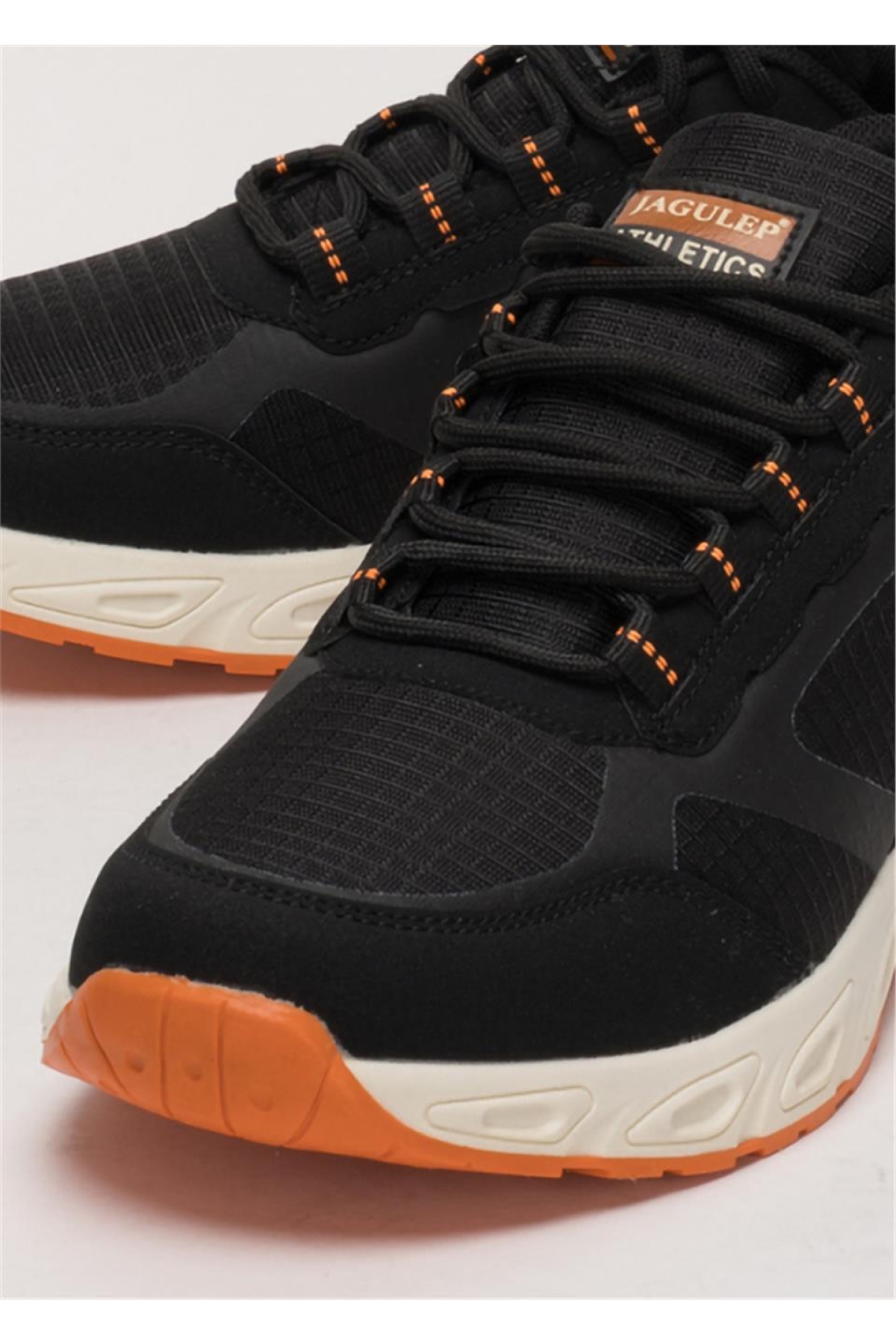 Erkek Günlük Spor Ayakkabı SİYAH - TURUNCU - Görsel 6