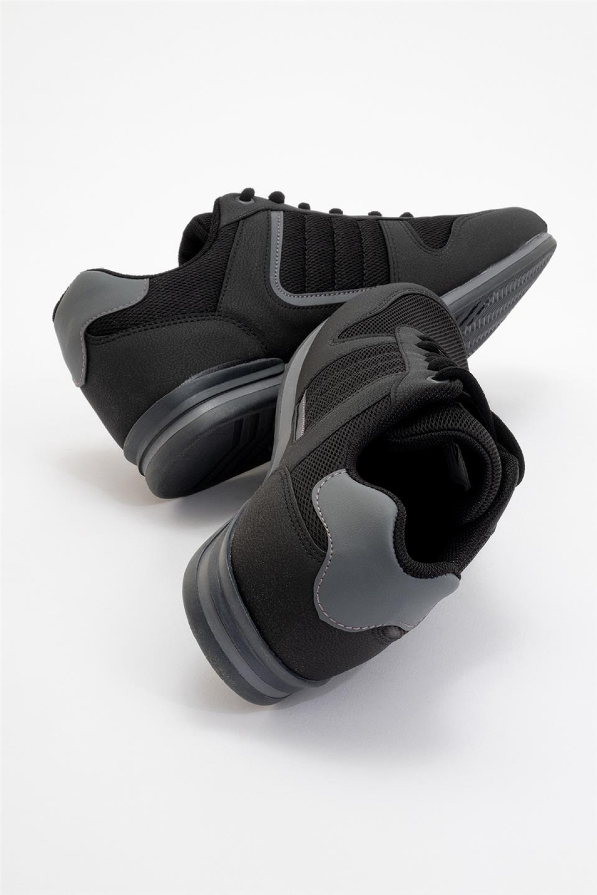 Erkek Günlük Spor Ayakkabı SİYAH - FÜME - Görsel 6