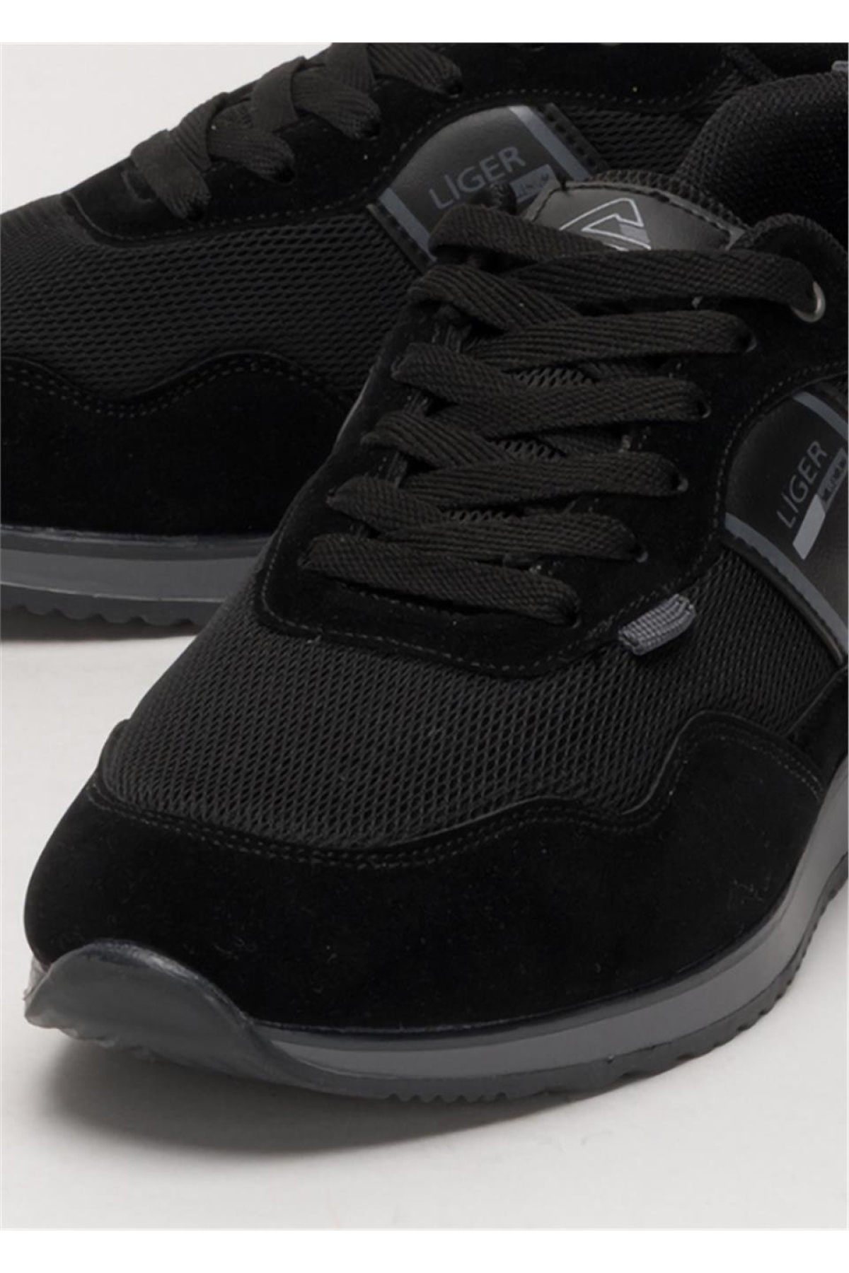 Erkek Günlük Sneaker Spor Ayakkabı SİYAH - FÜME - Görsel 6