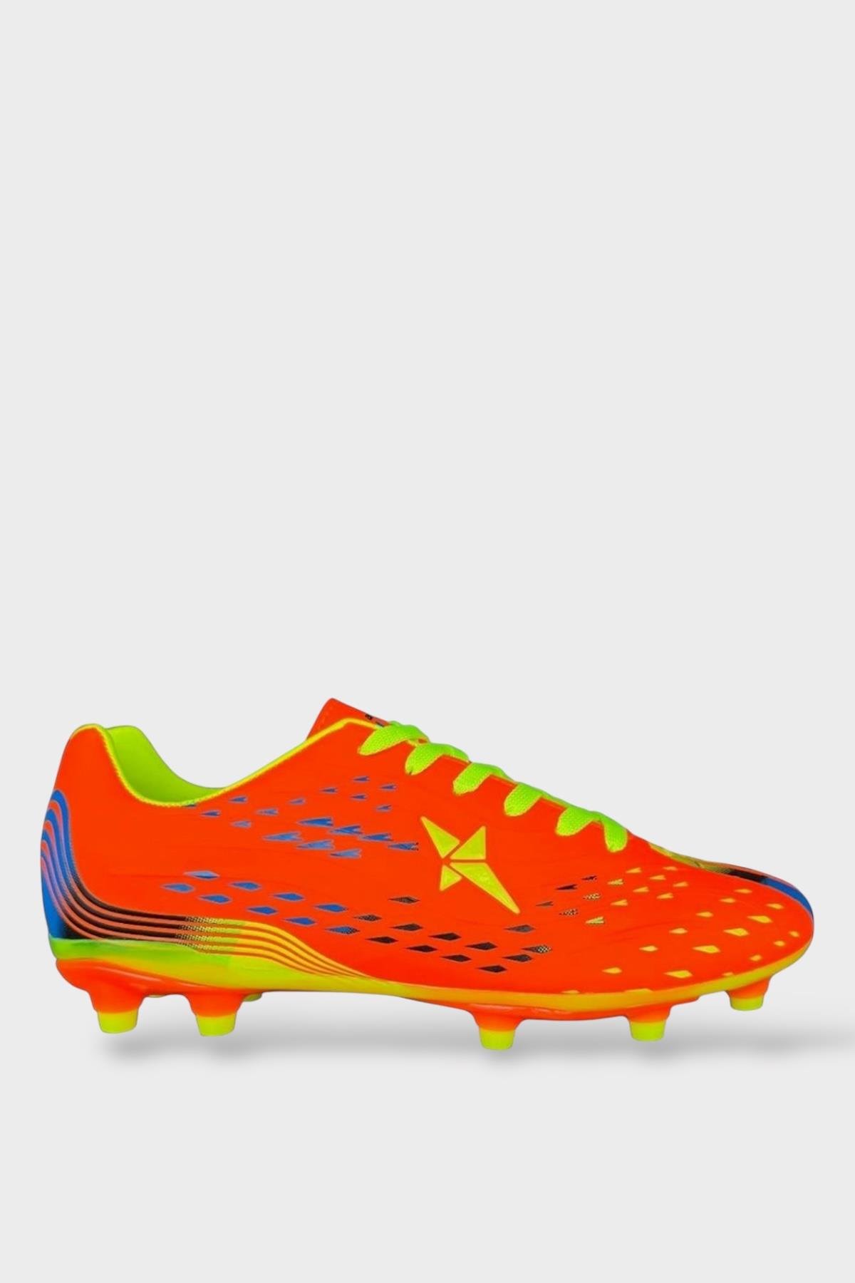 Erkek TPU Taban Halı Saha Krampon Futbol Ayakkabısı TURUNCU - SARI - Görsel 2