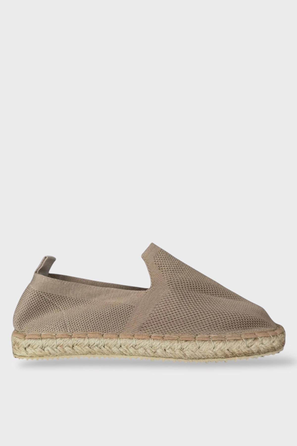 Unisex El Yapımı Triko Espadril KUM - Görsel 2