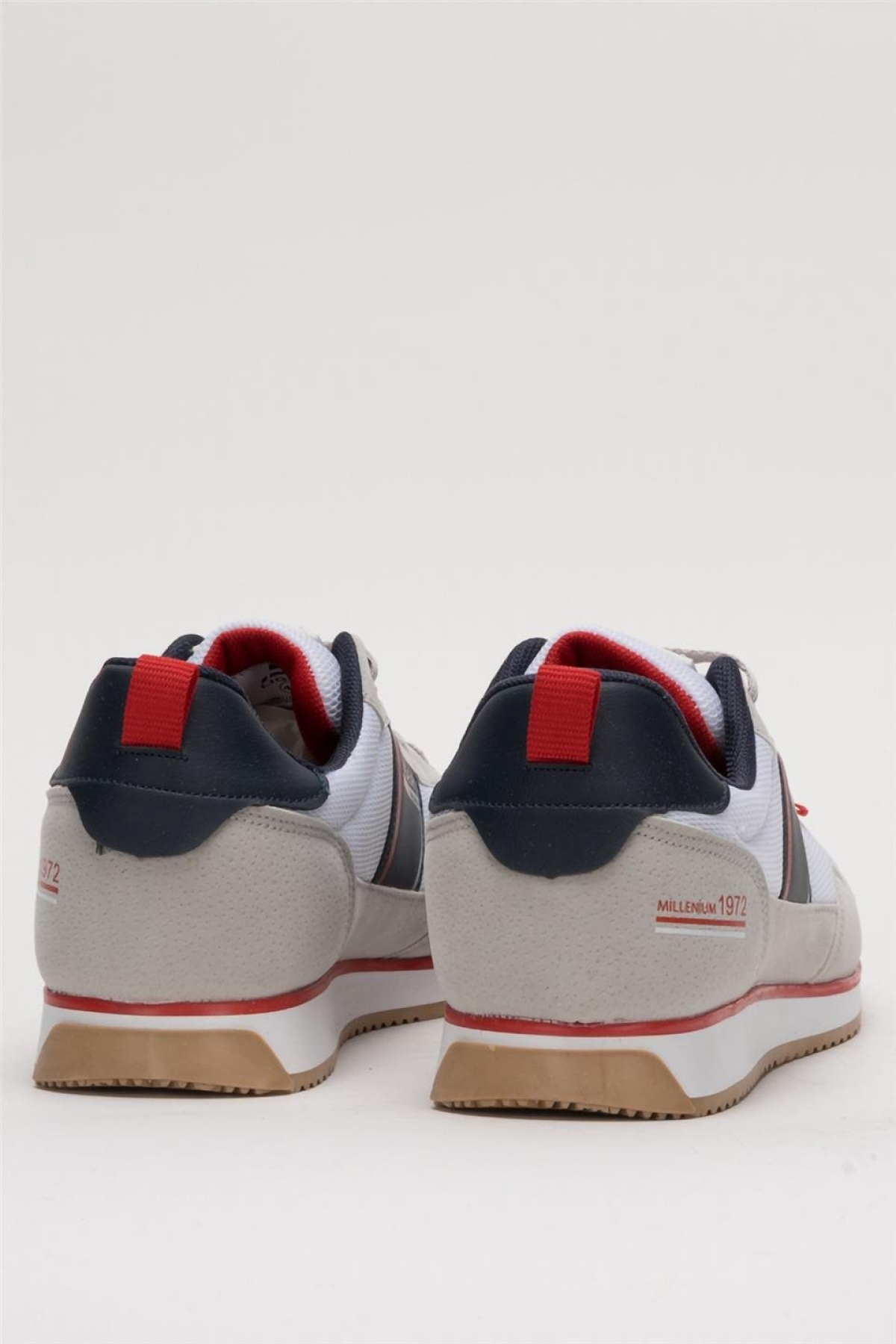 Erkek Günlük Sneaker Spor Ayakkabı BEYAZ - LACİVERT - Görsel 5