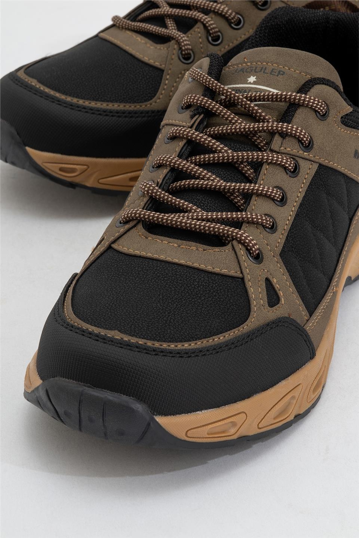 Erkek Kışlık Rahat Comfort Spor Ayakkkabı VİZON - SİYAH - Görsel 4