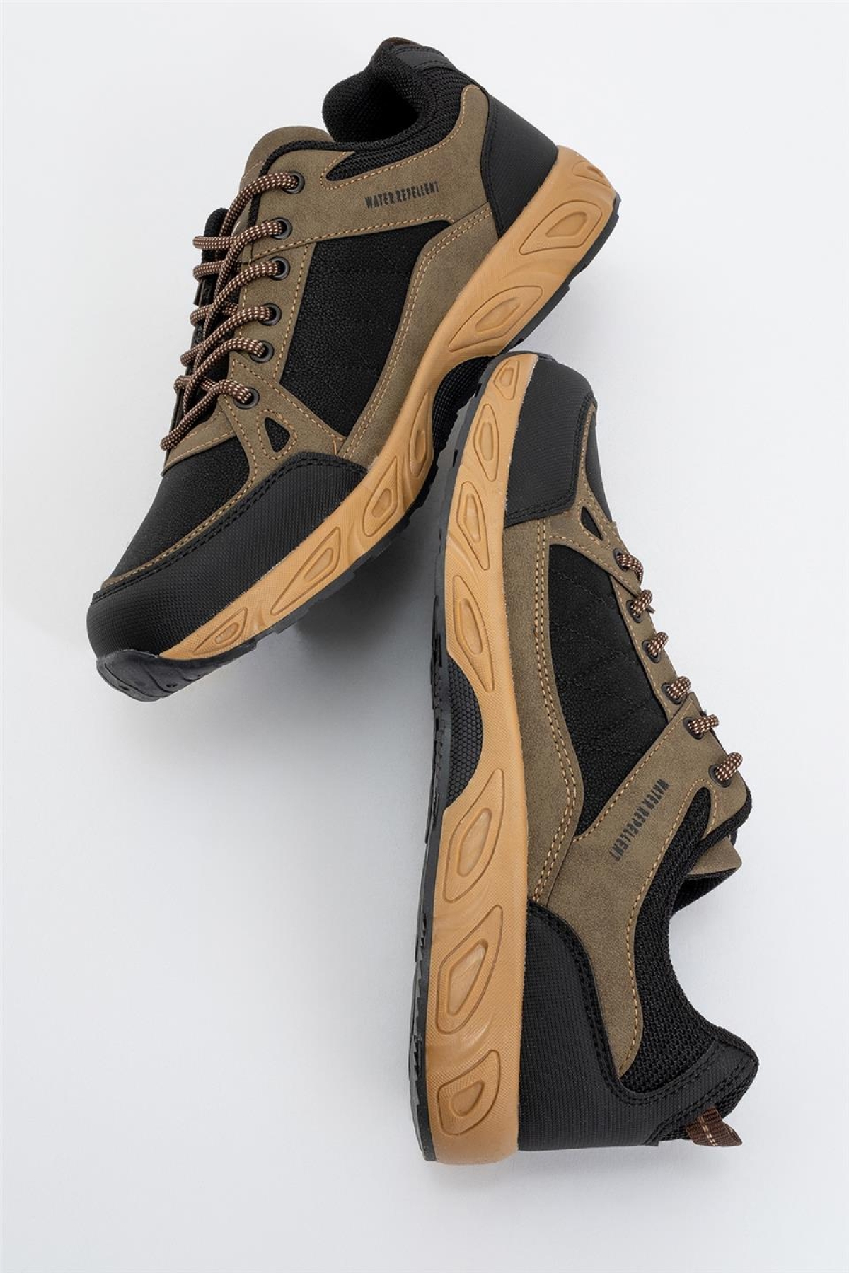 Erkek Kışlık Rahat Comfort Spor Ayakkkabı VİZON - SİYAH - Görsel 7