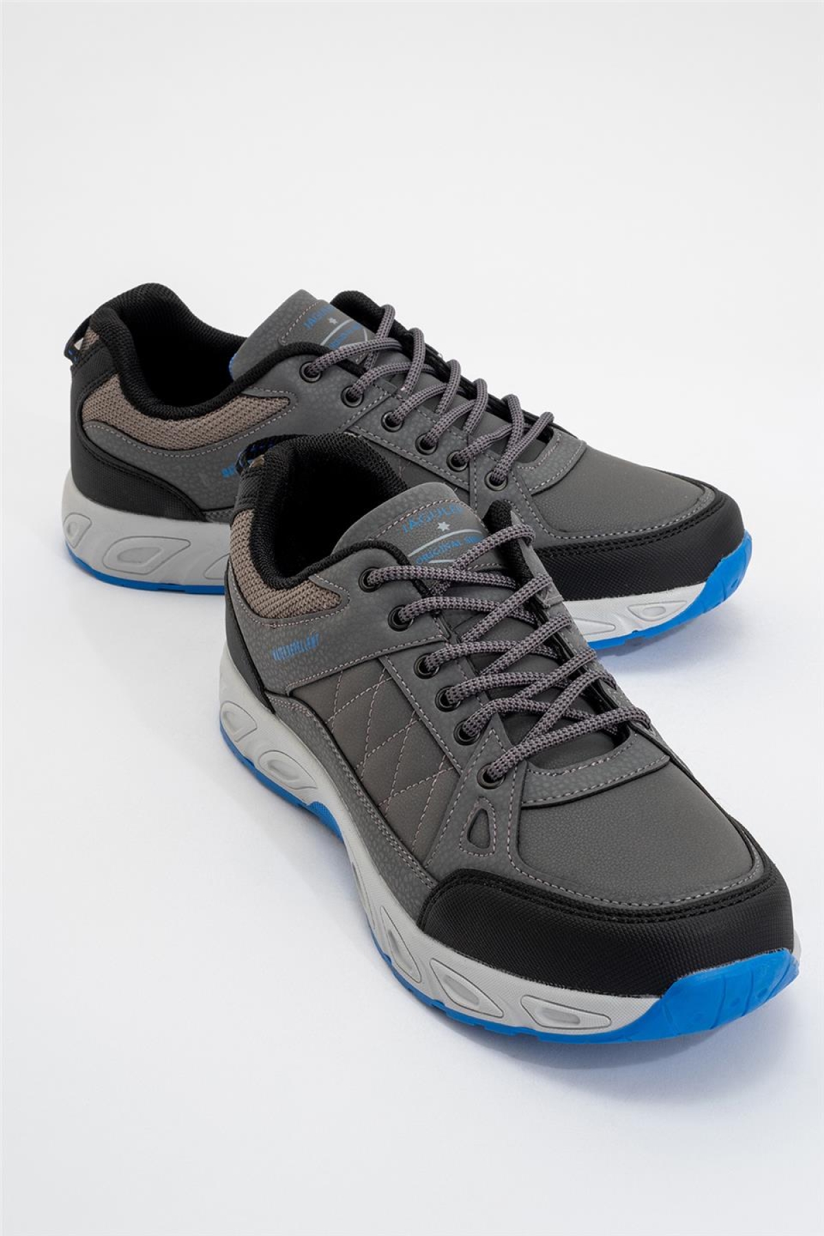 Erkek Kışlık Rahat Comfort Spor Ayakkkabı FÜME - SAKS - Görsel 3