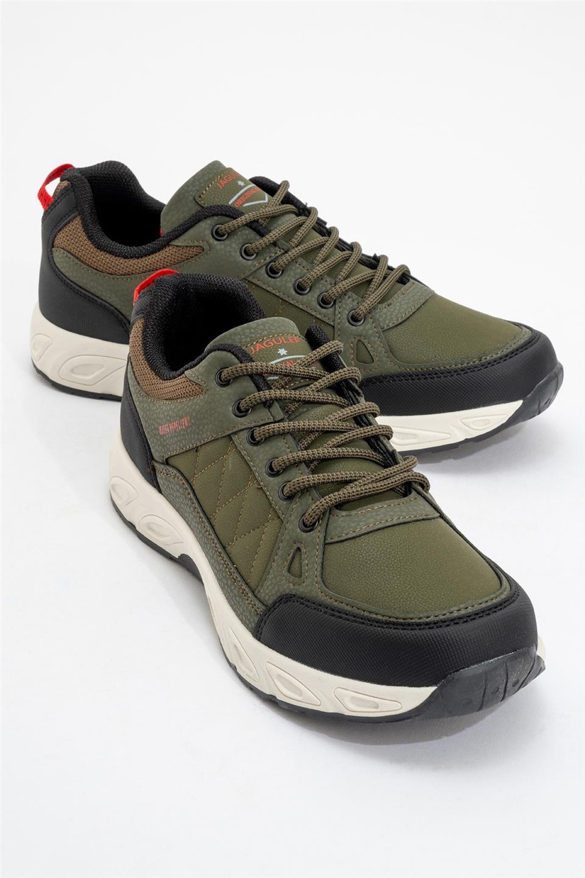 Erkek Kışlık Rahat Comfort Spor Ayakkkabı HAKİ - VİZON - Görsel 3