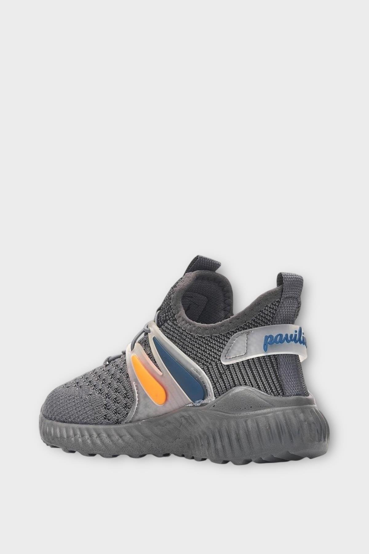 Çocuk Triko Comfort Spor Ayakkabı FÜME - Görsel 4