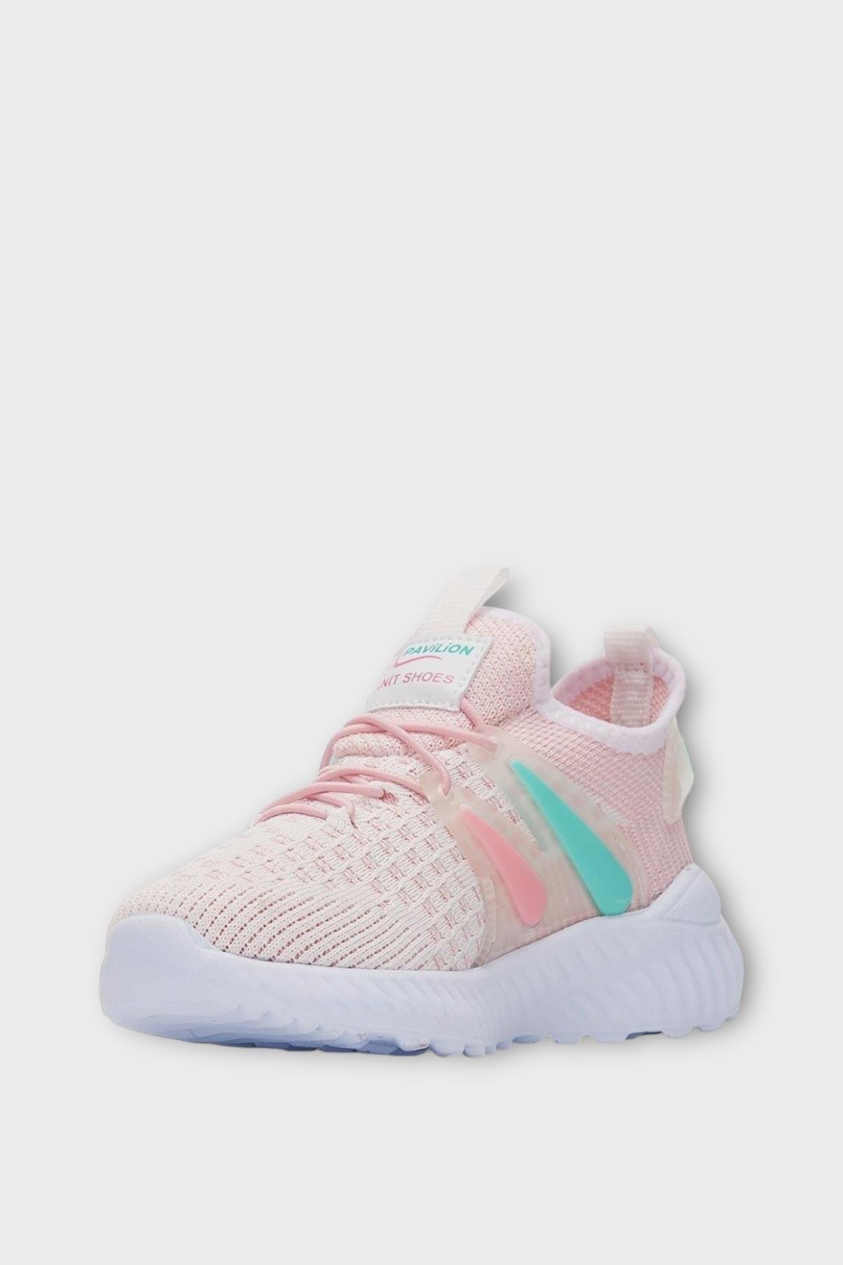 Çocuk Triko Comfort Spor Ayakkabı PUDRA - Görsel 3