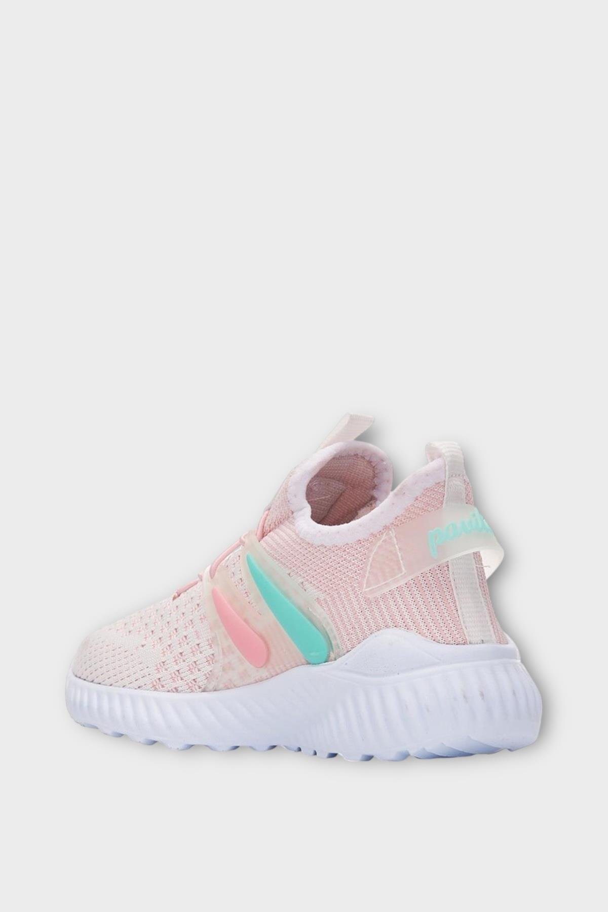 Çocuk Triko Comfort Spor Ayakkabı PUDRA - Görsel 4