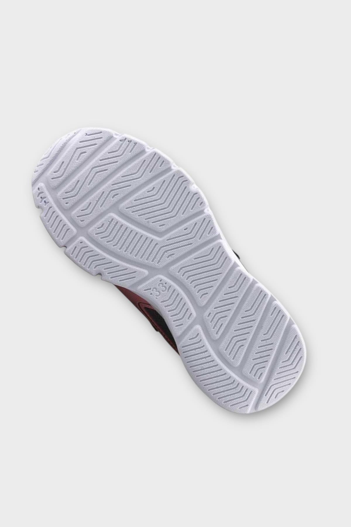 Çocuk Cırtlı Akıllı Bağcık Spor Ayakkabı FÜME - PEMBE - Görsel 5