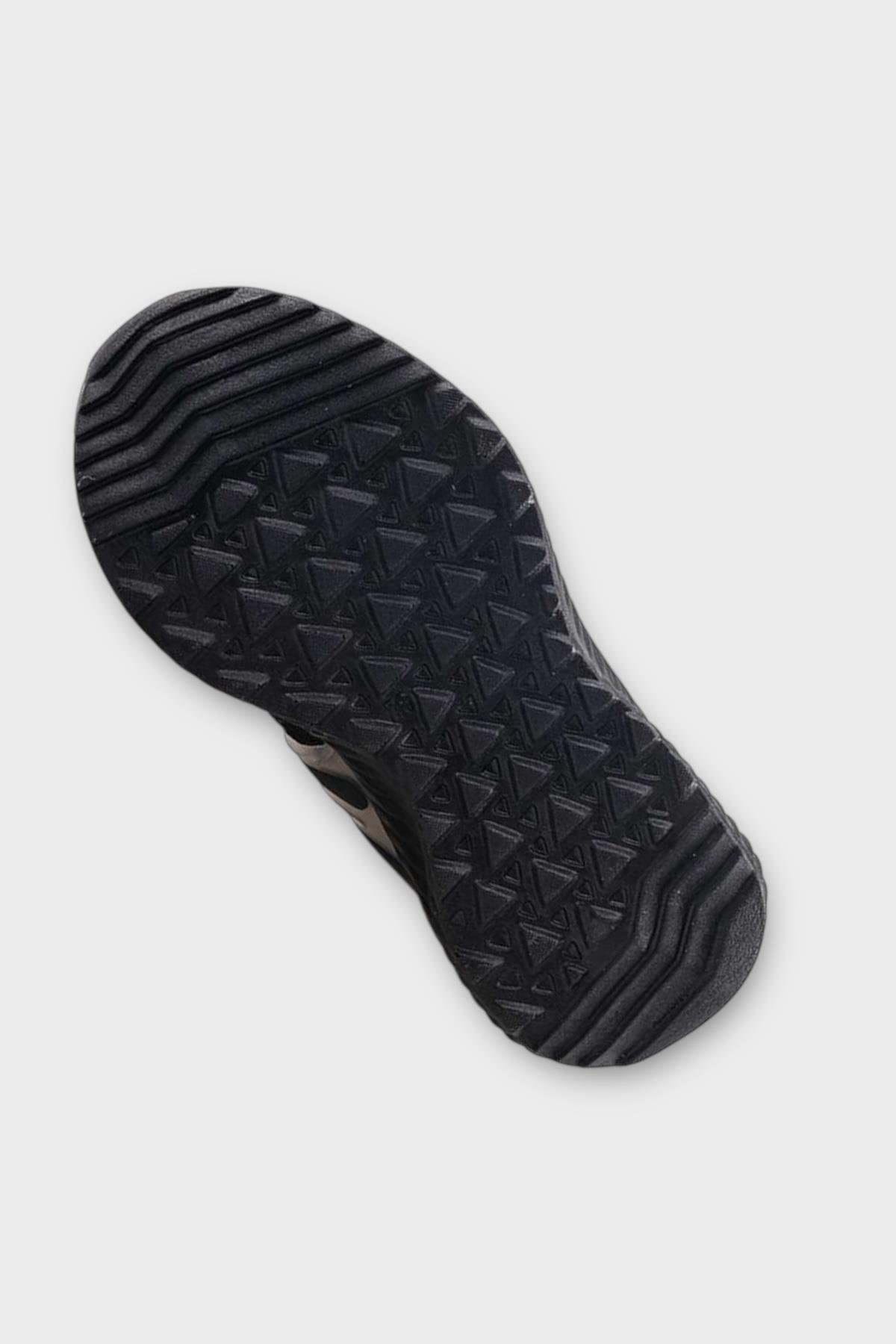 Çocuk Triko Comfort Spor Ayakkabı SİYAH - FÜME - Görsel 6