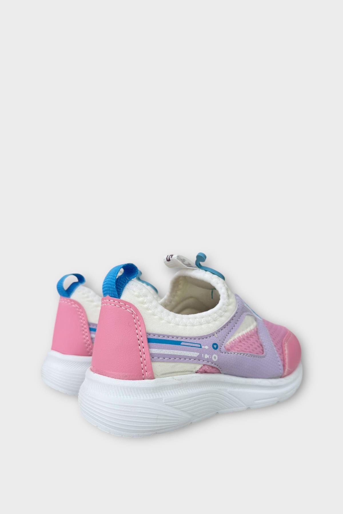 Çocuk Airfile Hafif Taban Kreş Ev Okul Spor Ayakkabı BEYAZ - PEMBE - Görsel 6