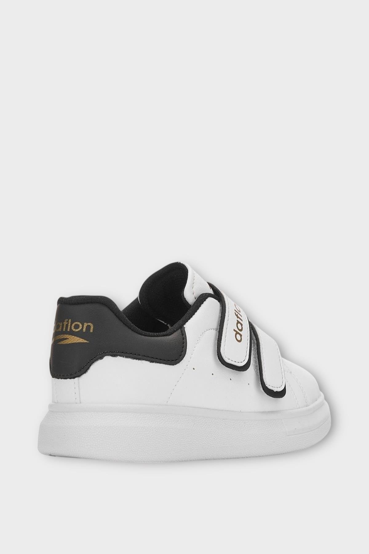 Çocuk Cırtlı Antomik Taban Comfort Taban Spor Ayakkabı SİYAH - Görsel 5