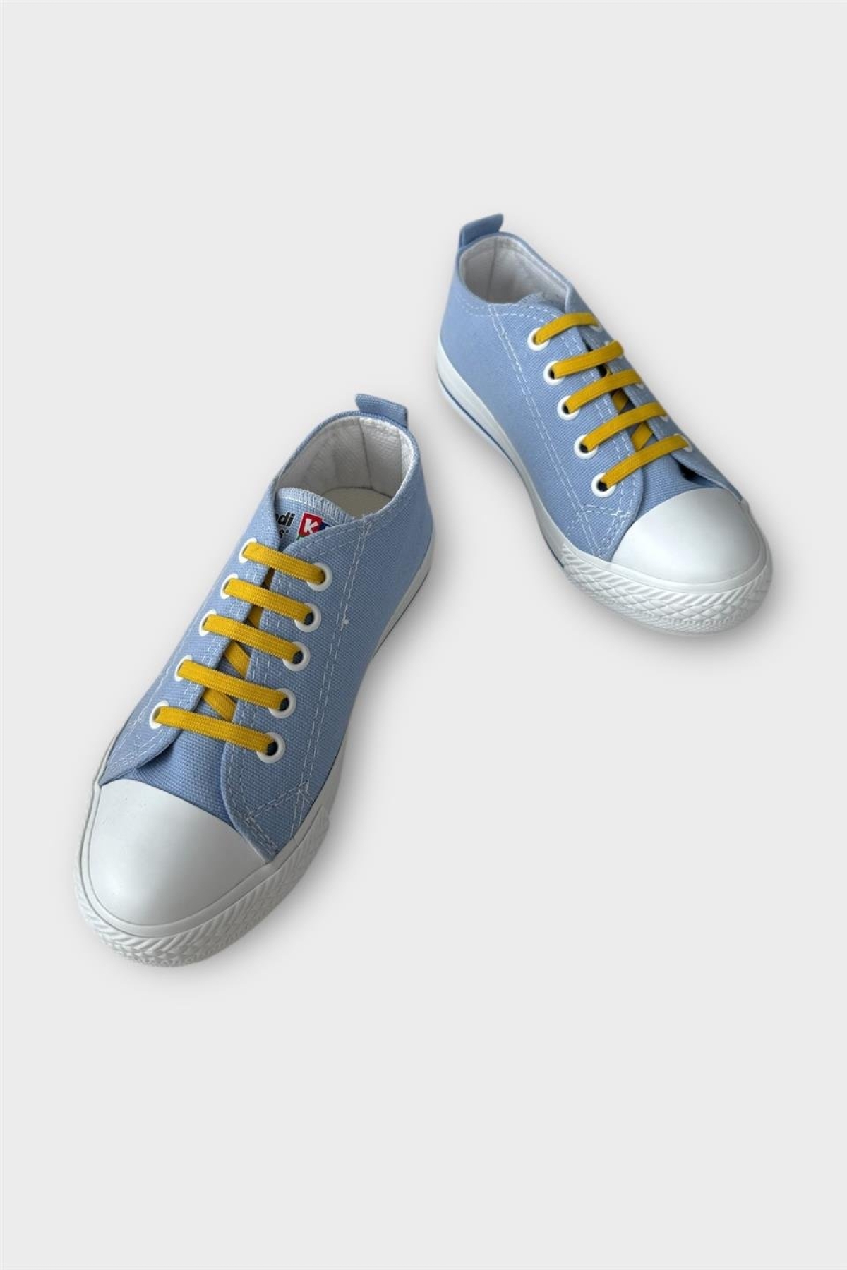 Akıllı Bağcık Günlük Keten Çocuk Spor Ayakkabı MAVİ - Görsel 4