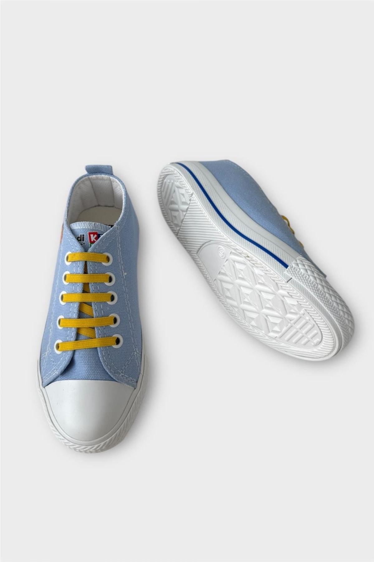Akıllı Bağcık Günlük Keten Çocuk Spor Ayakkabı MAVİ - Görsel 5