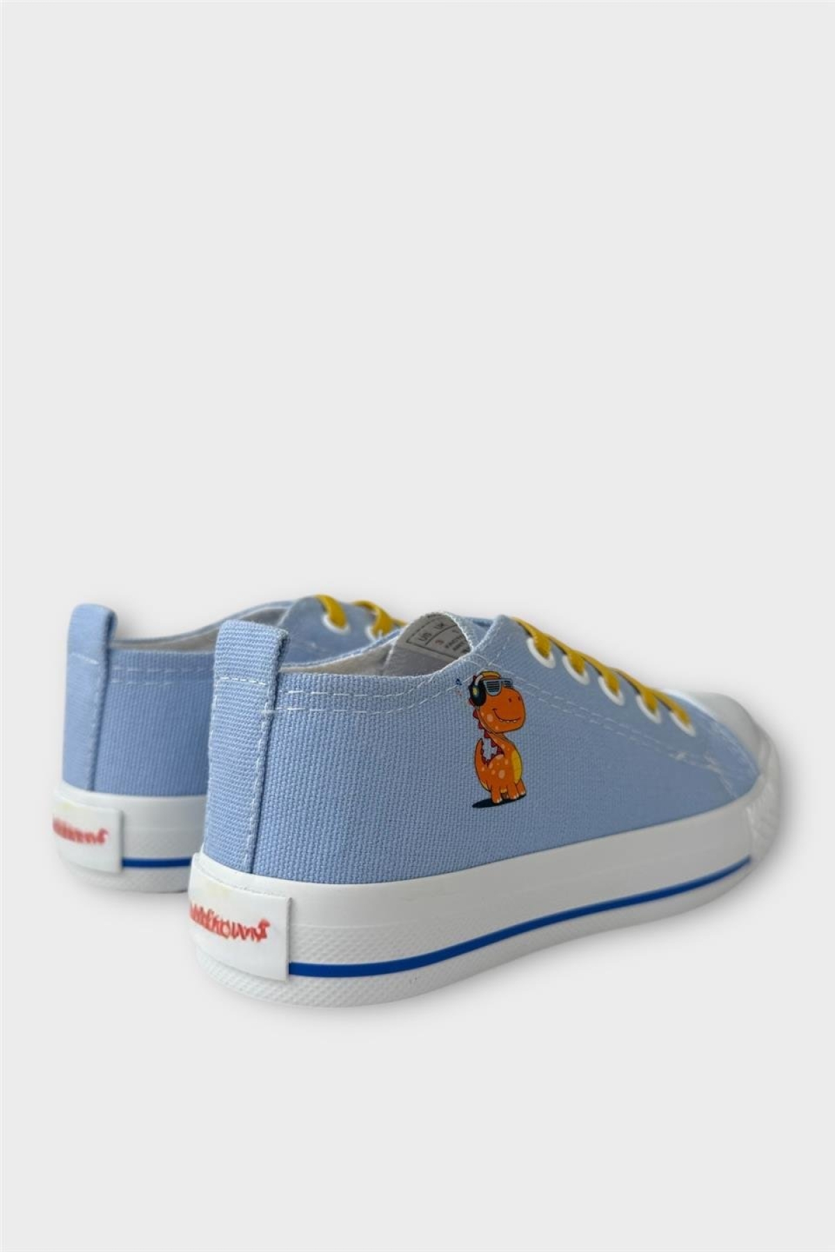 Akıllı Bağcık Günlük Keten Çocuk Spor Ayakkabı MAVİ - Görsel 6