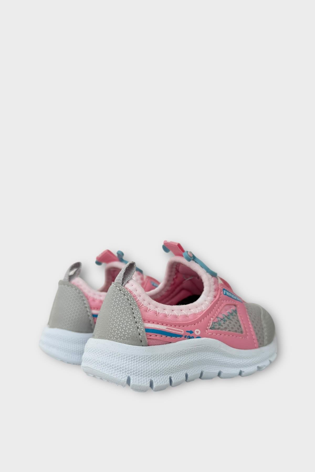 Çocuk Airfile Hafif Taban Kreş Ev Okul Bebe Spor Ayakkabısı GRİ - PUDRA - Görsel 6