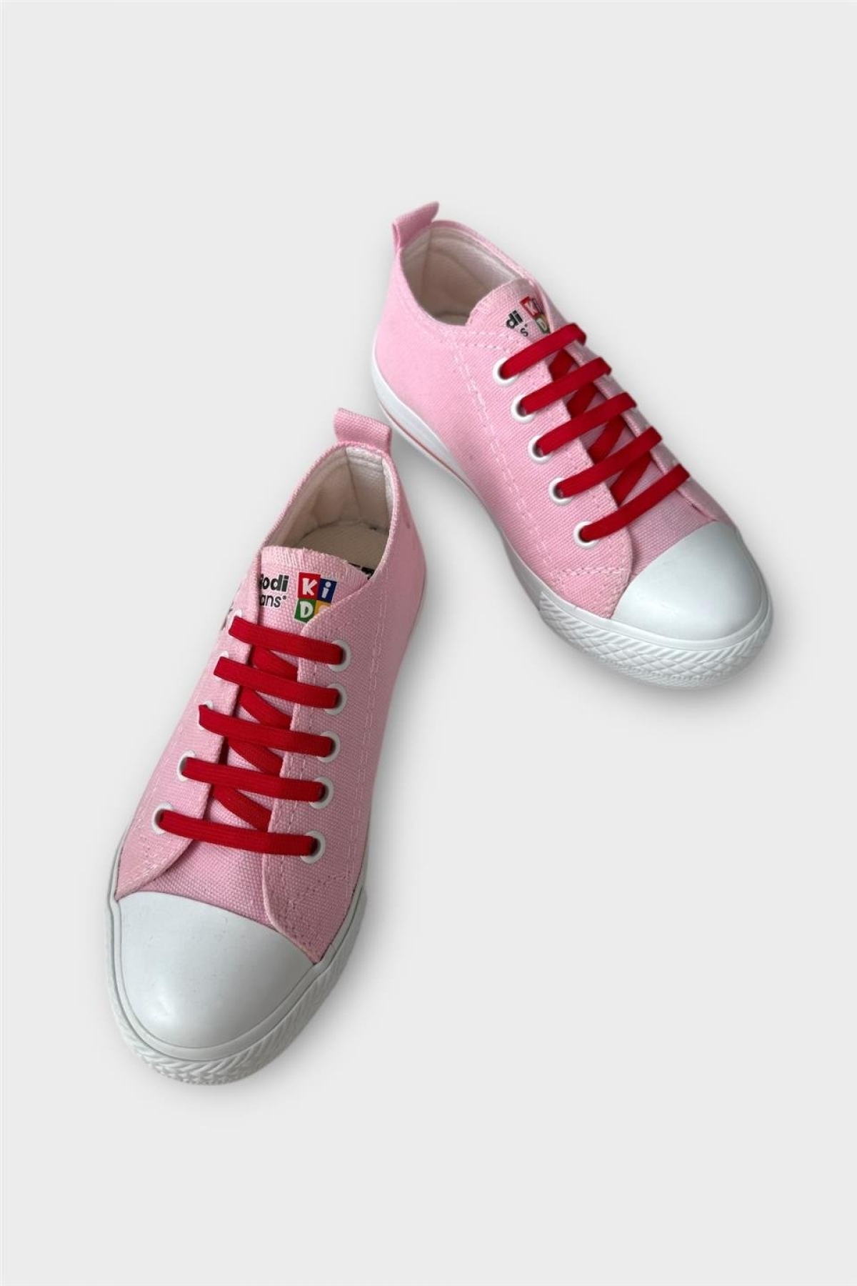 Akıllı Bağcık Günlük Keten Çocuk Spor Ayakkabı PEMBE - Görsel 4