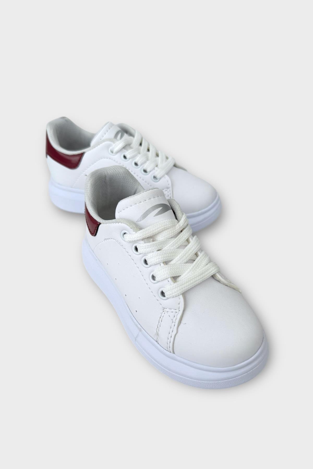 Çocuk Bağcıklı Anatomik Comfort Taban Spor Ayakkabı BEYAZ - Görsel 3