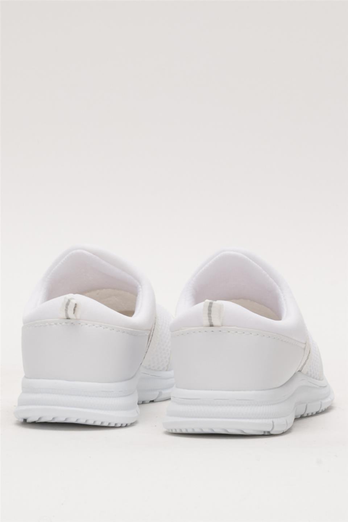 Unisex Lastilkli Hafif Airfle Çocuk Spor Ayakkabı BEYAZ - Görsel 5