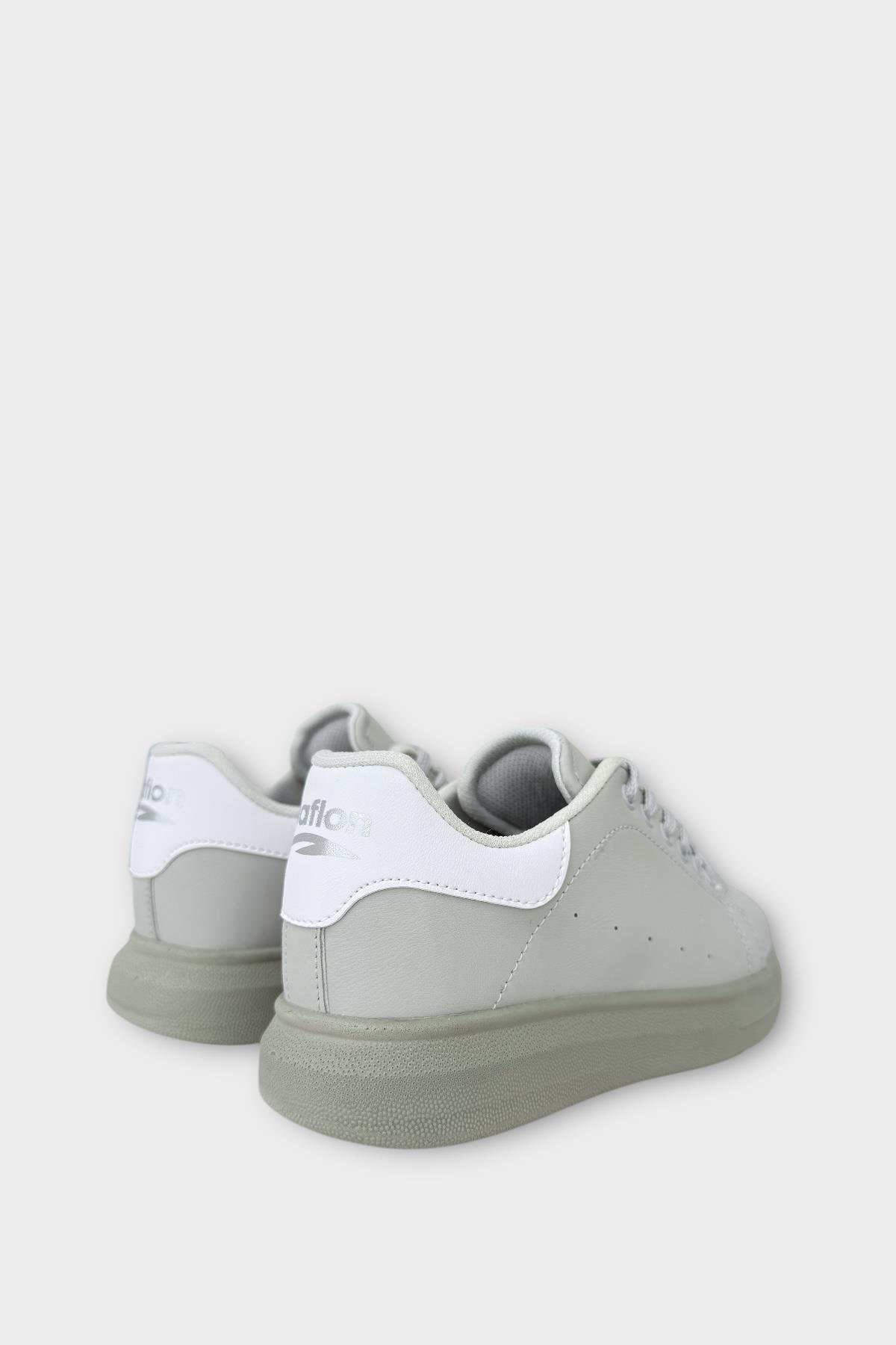 Çocuk Bağcıklı Anatomik Comfort Taban Spor Ayakkabı GRİ - Görsel 6