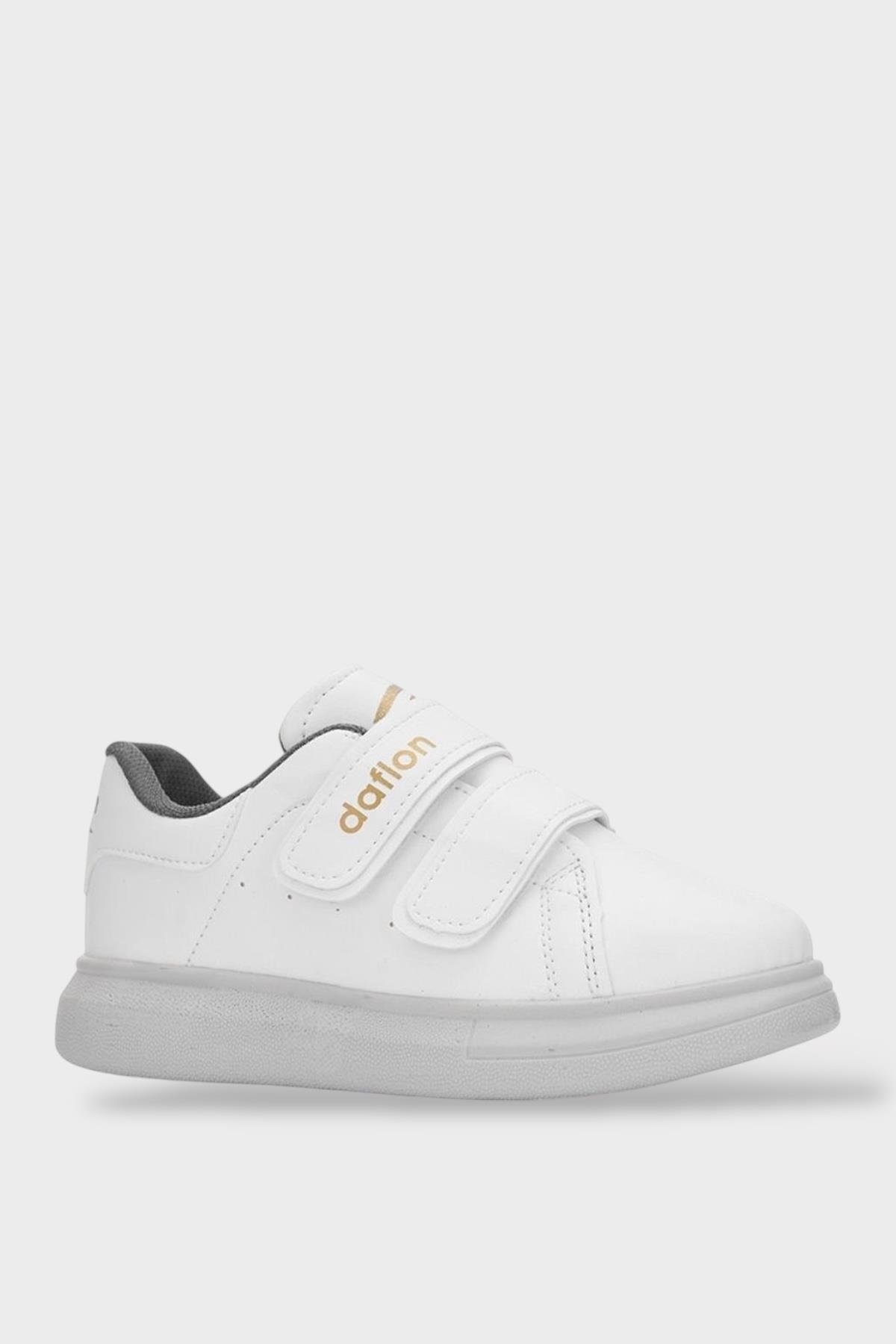 Çocuk Cırtlı Antomik Taban Comfort Taban Spor Ayakkabı FÜME - Görsel 2