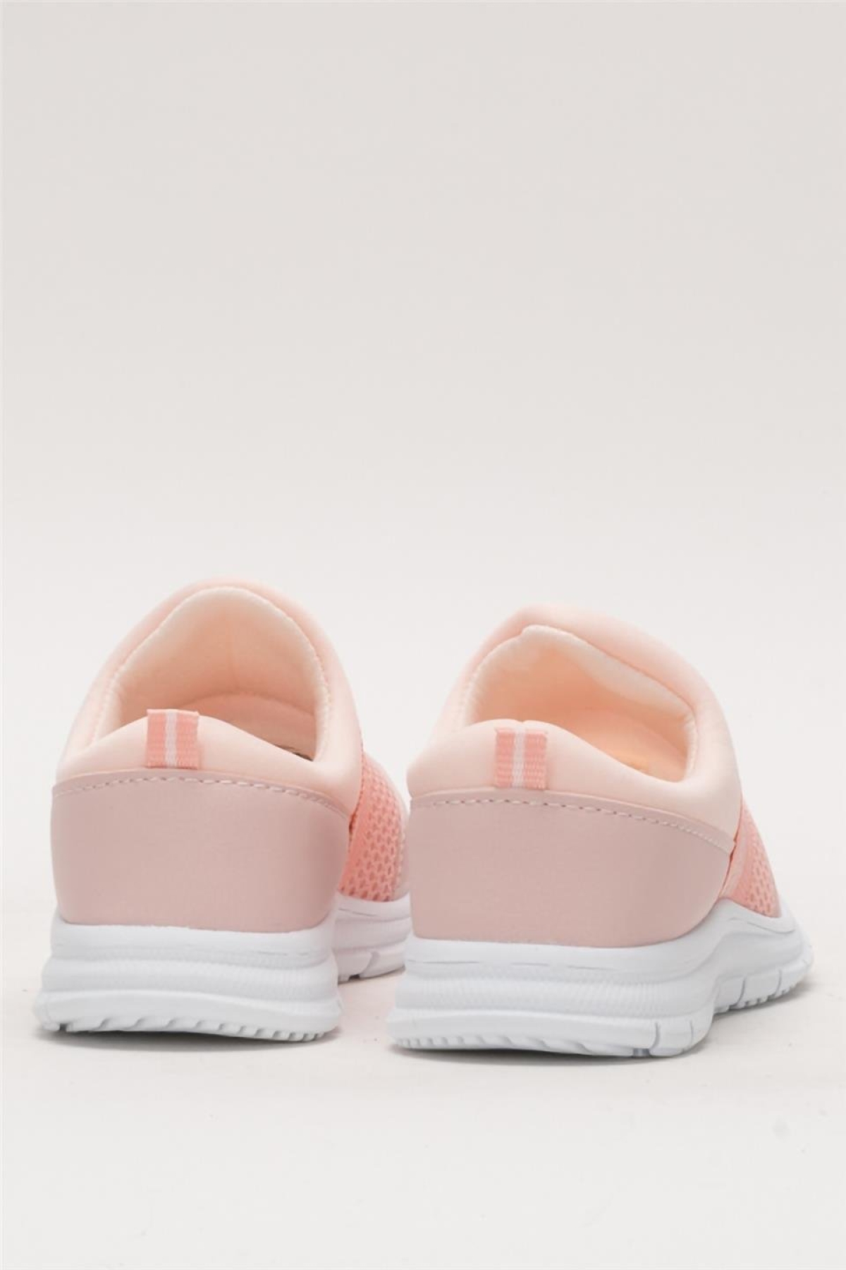 Unisex Lastilkli Hafif Airfle Çocuk Spor Ayakkabı PUDRA - Görsel 5