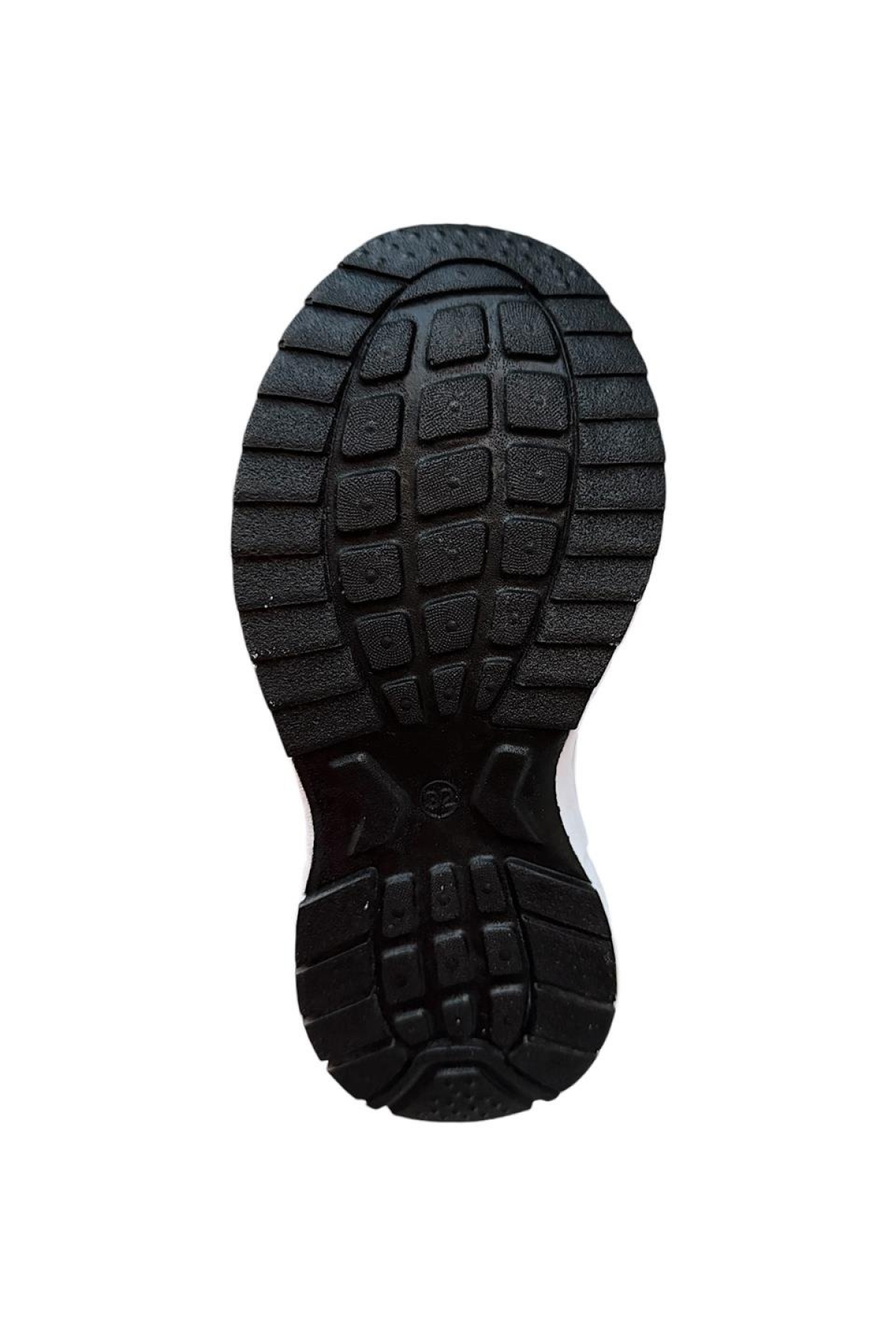 Çocuk Akıllı Bağcık Cırtlı Spor Ayakkabı BEYAZ - SİYAH - Görsel 8