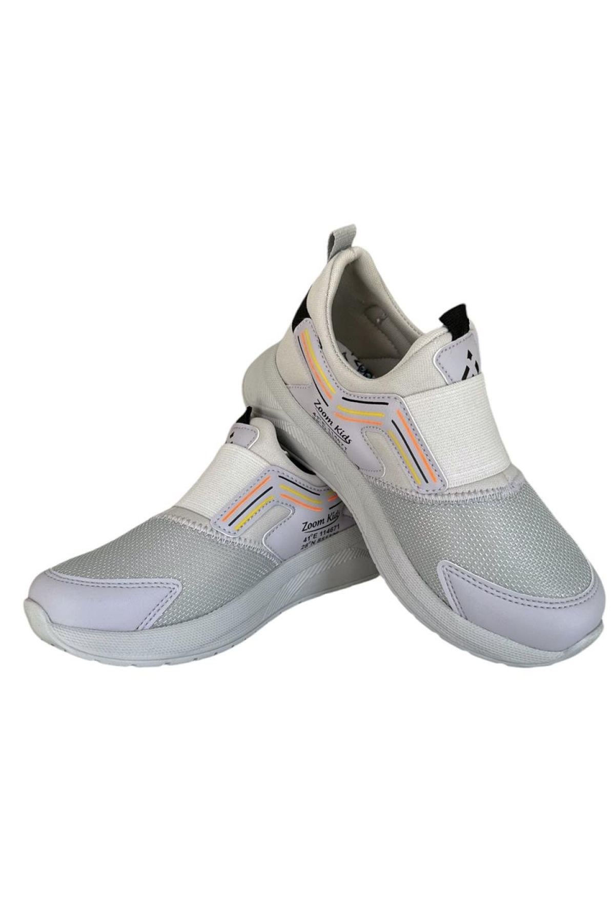 Çocuk Lastikli Spor Ayakkabı GRİ - Görsel 6