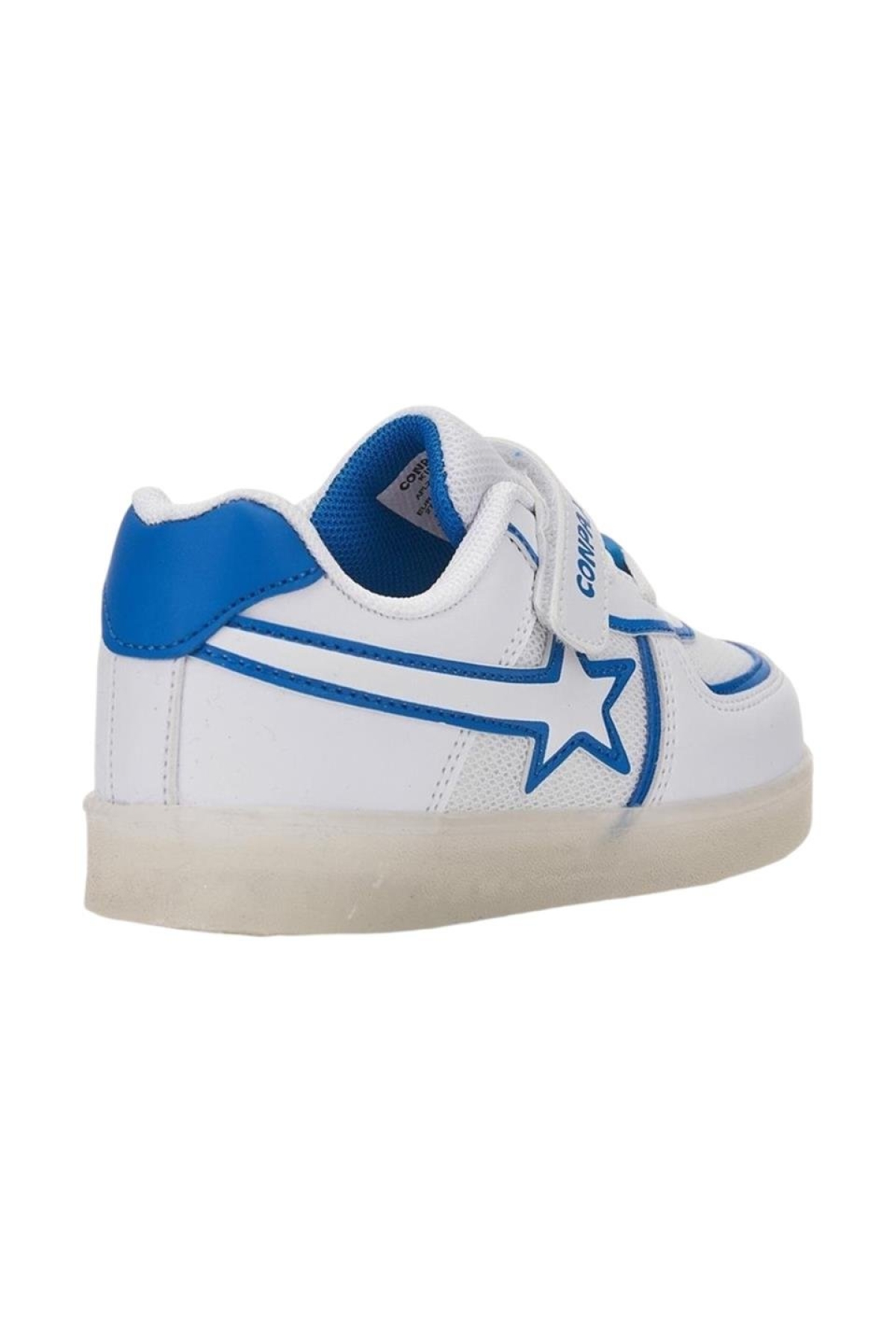 Işıklı Şeffaf Taban Çocuk Spor Ayakkabı MAVİ - Görsel 3