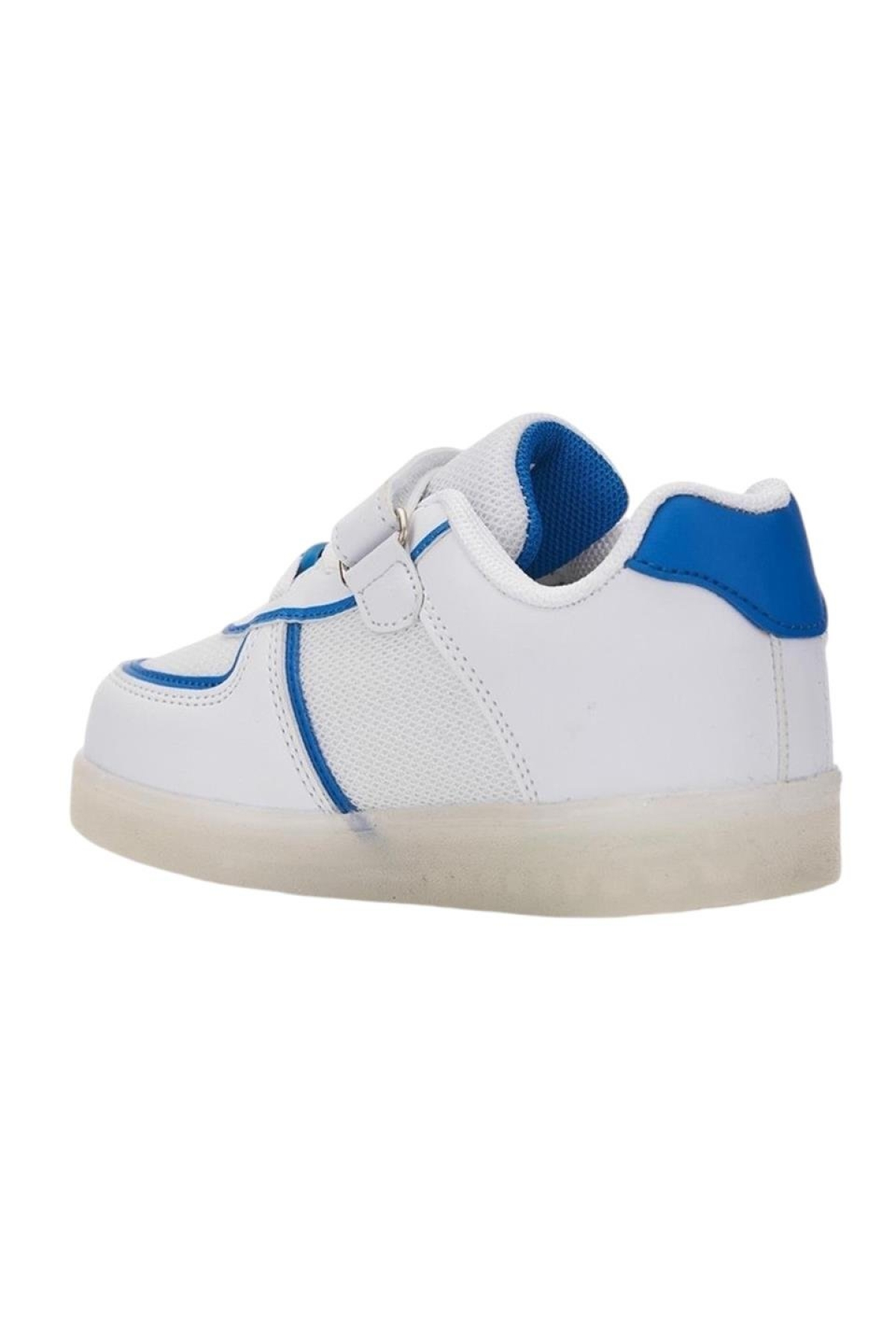 Işıklı Şeffaf Taban Çocuk Spor Ayakkabı MAVİ - Görsel 5
