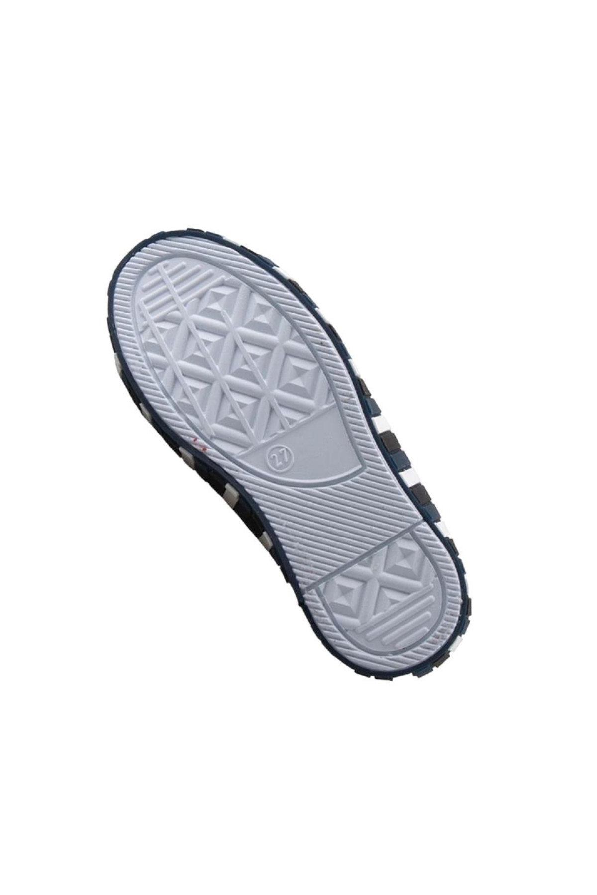 Unisex Çocuk Keten Kısa Convers Modeli Bağcıklı Spor Ayakkabı LACİVERT - Görsel 5