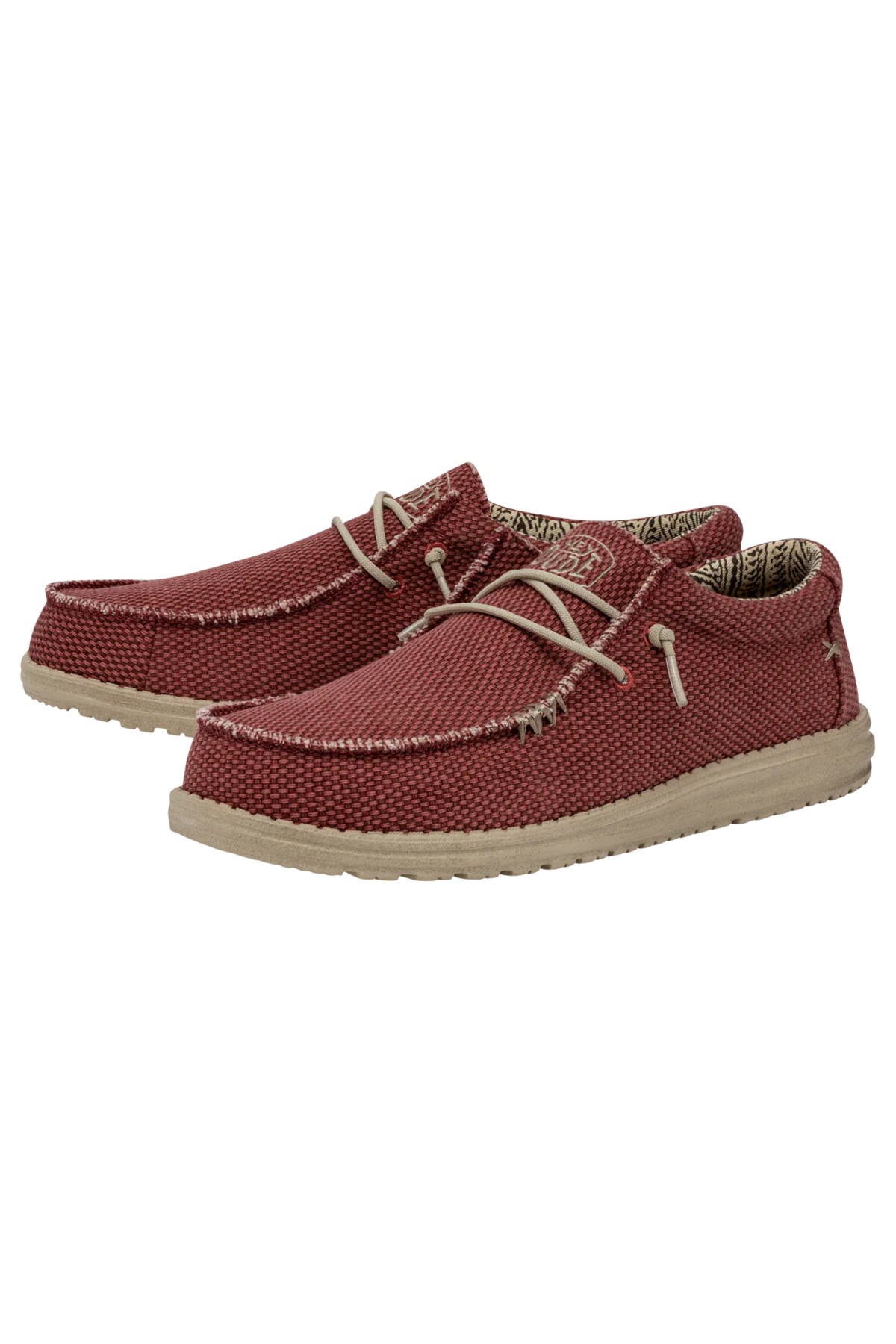 Hey Dude Hey Dude Kırmızı Wally Braided Erkek Ayakkabı Casual Ayakkabı | Flo Kırmızı - 3. görsel