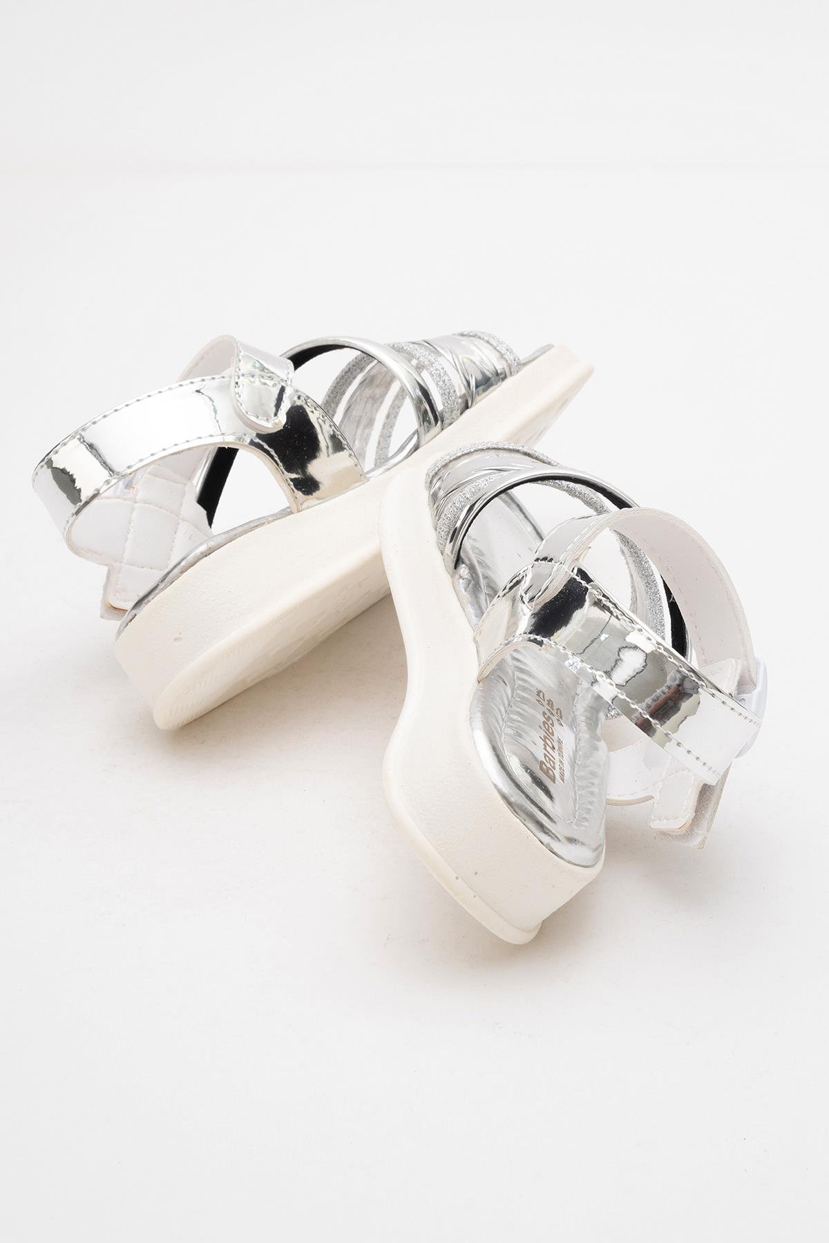 Çocuk Sandalet 26-30 GÜMÜŞ - Görsel 5