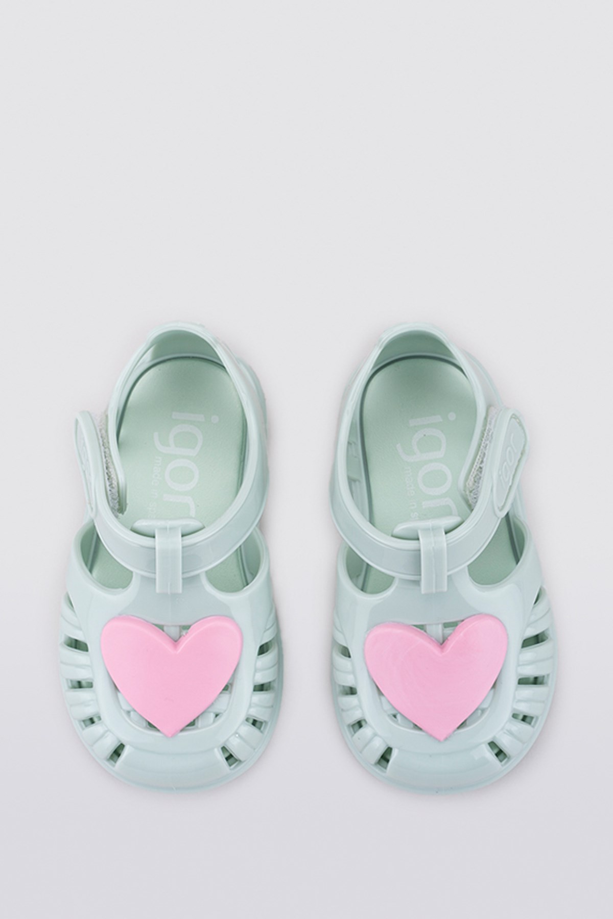 Igor Igor Yeşil Tobby Gloss Love Çocuk Sandalet Sandalet & Terlik | Flo Yeşil - 4. görsel