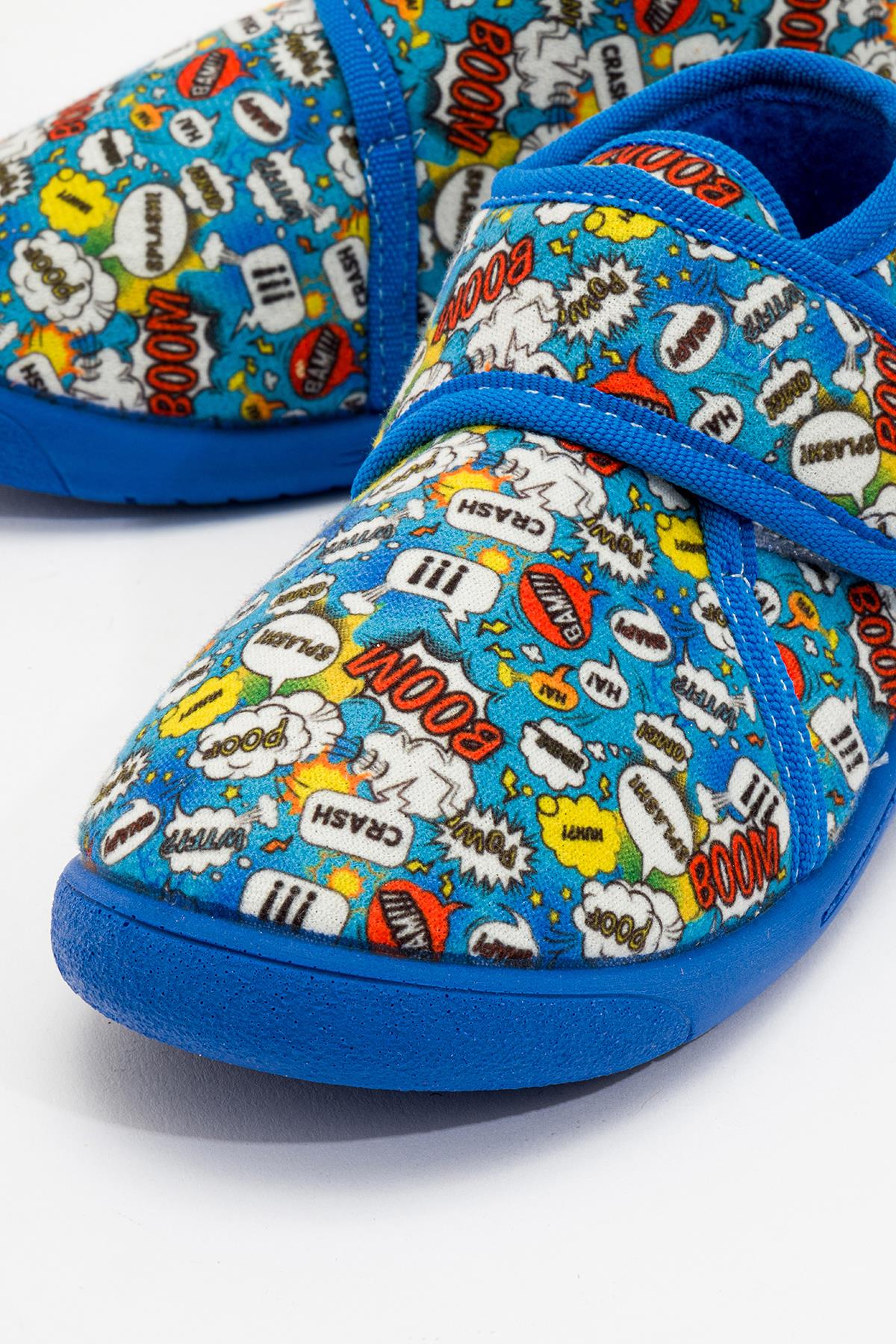 Çocuk Cırtlı Ev Pandufu SAX MAVİ - Görsel 4