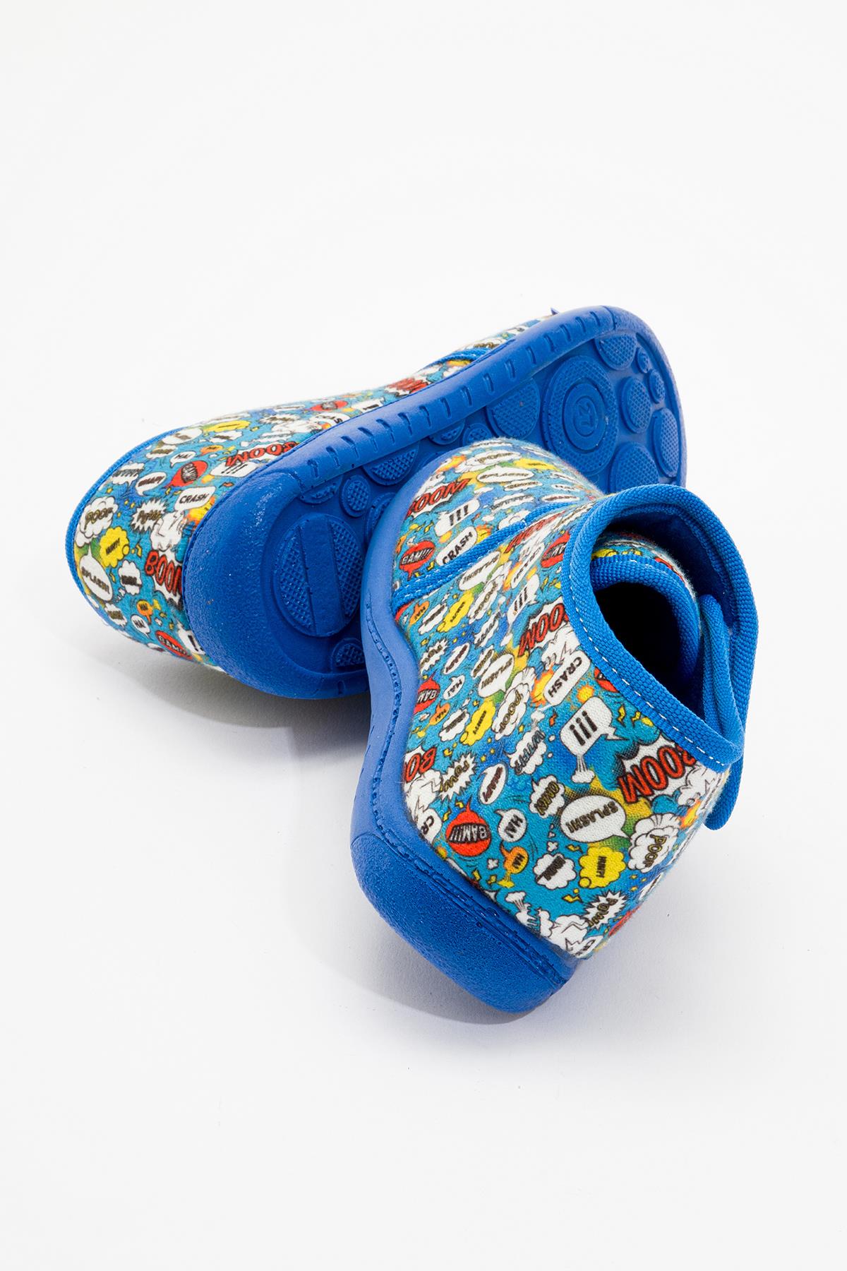 Çocuk Cırtlı Ev Pandufu SAX MAVİ - Görsel 5