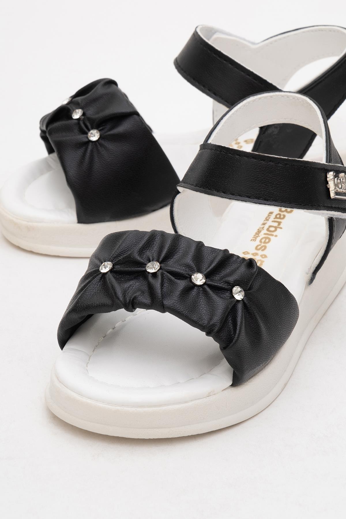 Çocuk Sandalet 26-30 SİYAH - Görsel 4