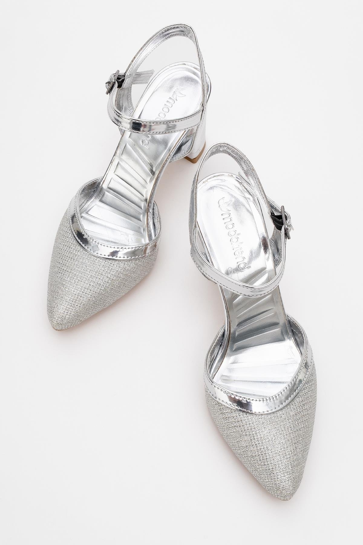 Kadın Topuklu Ayakkabı GÜMÜŞ ÇUPRA - Görsel 6