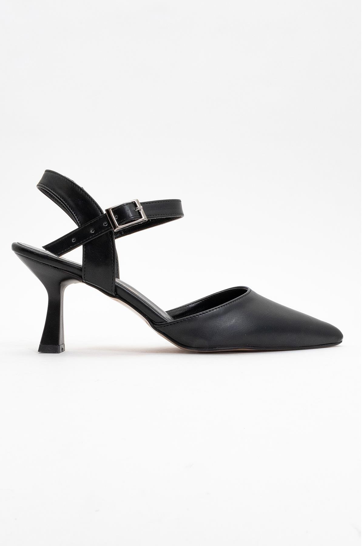 Kadın Topuklu Ayakkabı SİYAH CİLT - Görsel 3