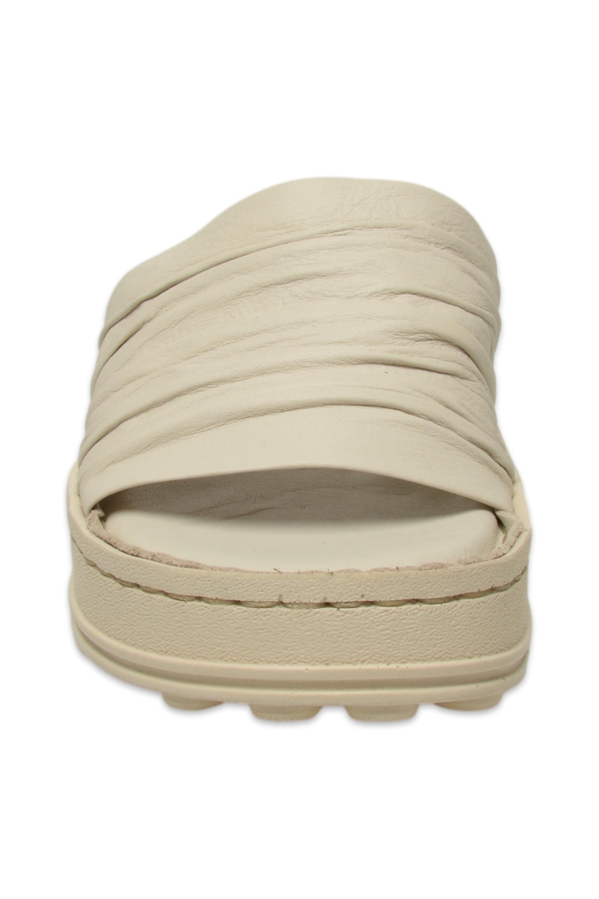 D25Yt-1425 Günlük Krem Kadın Terlik - Görsel 4