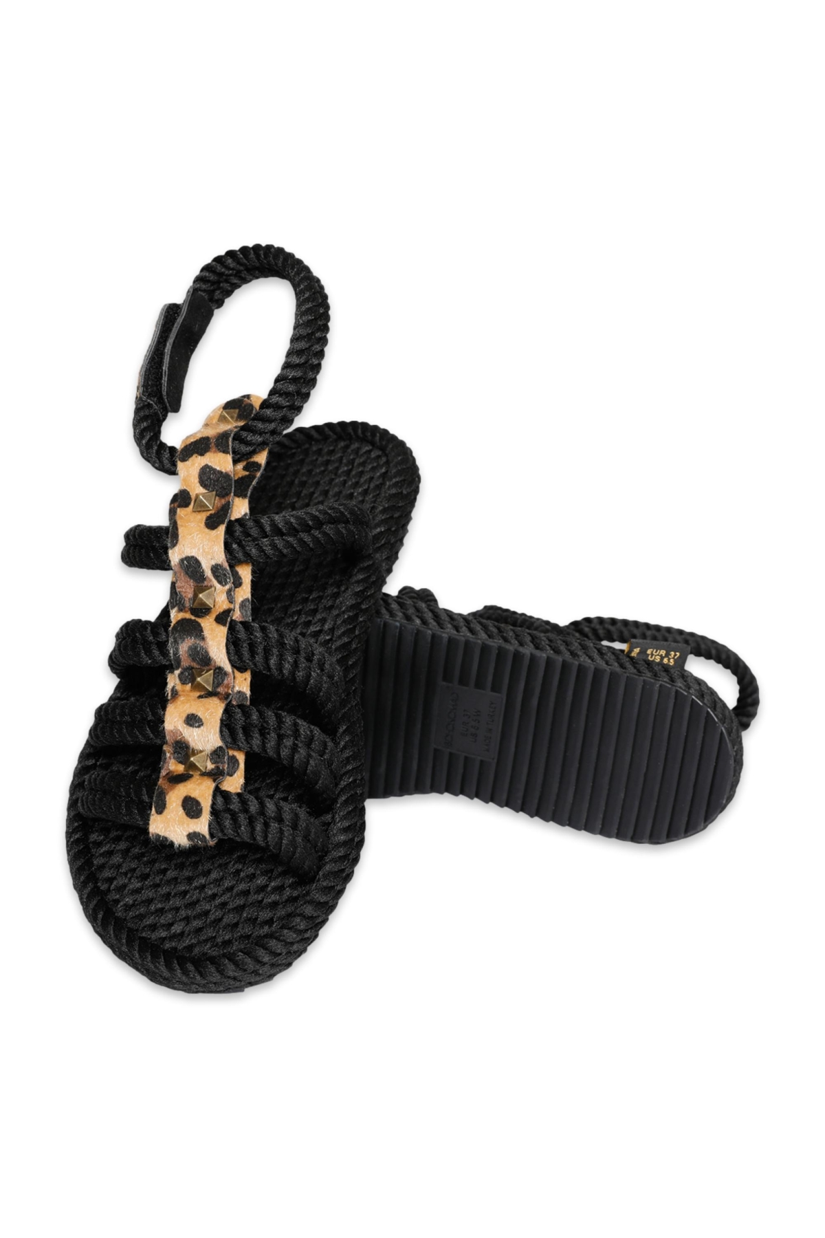 Serengeti Halat Siyah Kadın Sandalet - Görsel 5