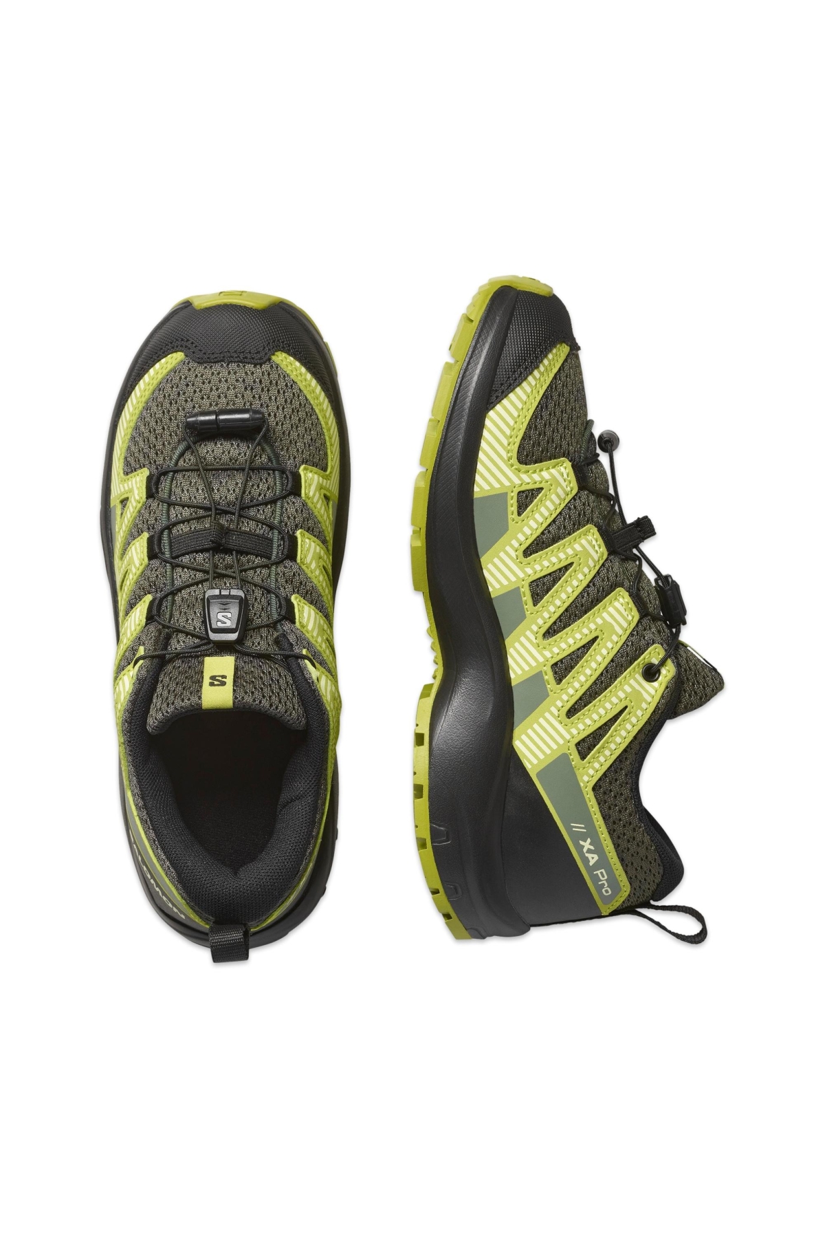 414361 Xa Pro V8 J Outdoor Yeşil Çocuk Ayakkabı - Görsel 4