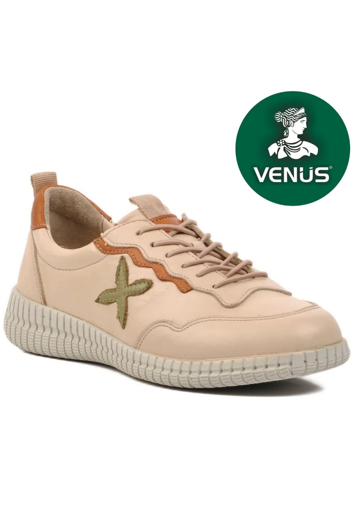 Polen Hakiki Deri Ortopedik Kadın Casual Ayakkabı - Görsel 3