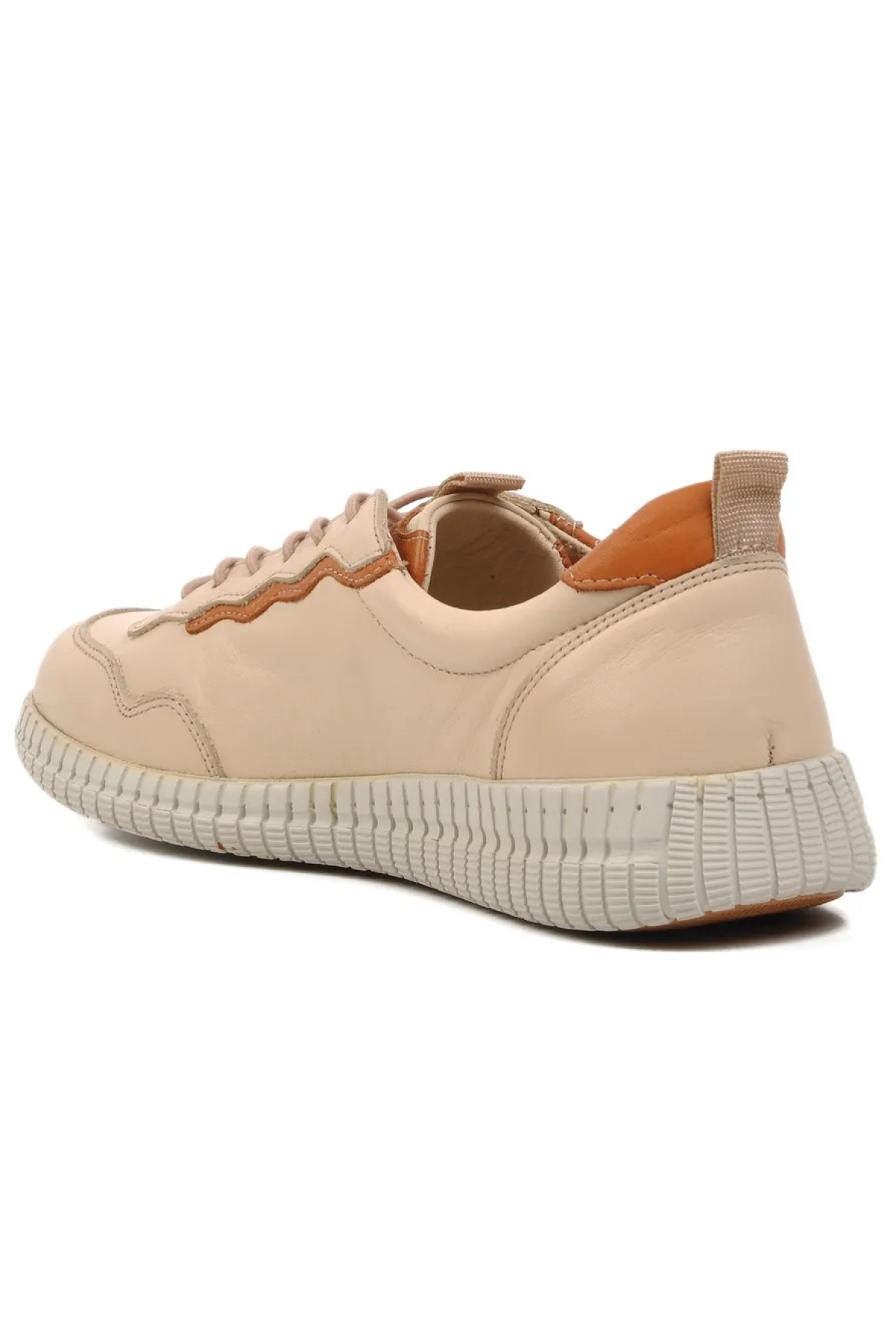 Polen Hakiki Deri Ortopedik Kadın Casual Ayakkabı - Görsel 6