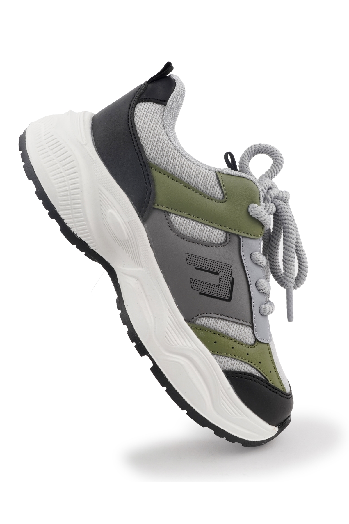 Birian Bağcık Görünümlü Cırt Cırtlı Sneaker Ortopedik Çocuk Spor Ayakkabı - Görsel 8