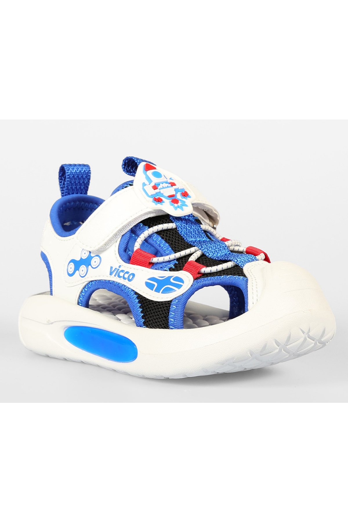 Rocket İlk Adım Bebek Ortopedik Işıklı Çocuk Spor Sandalet - Görsel 3