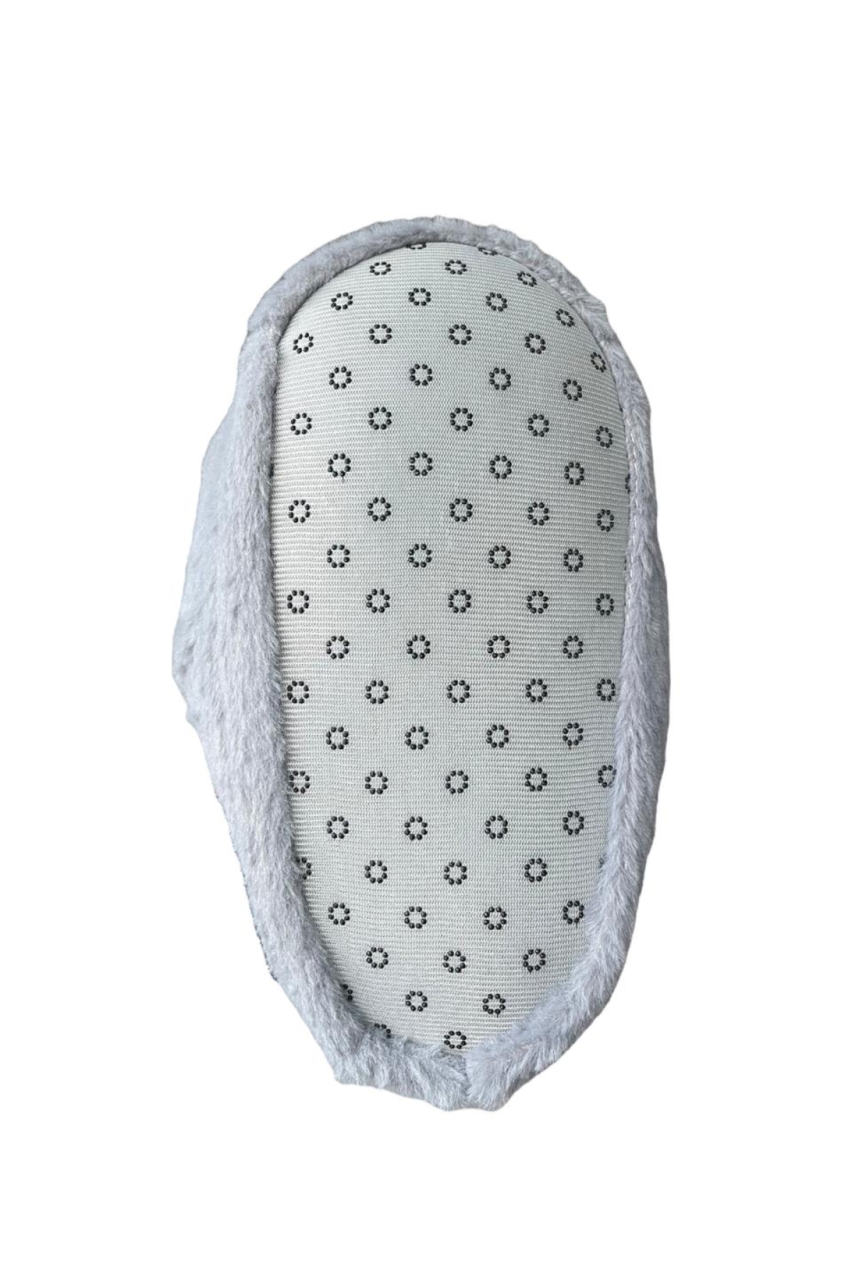 Peluş Tavşan Figürlü Kaymaz ve Ses Yapmaz Ev Panduf FÜME - Görsel 7